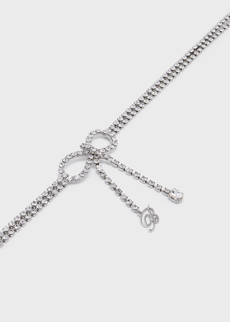 Blumarine RHINESTONE BELT WITH BOW AND B MONOGRAM outlook