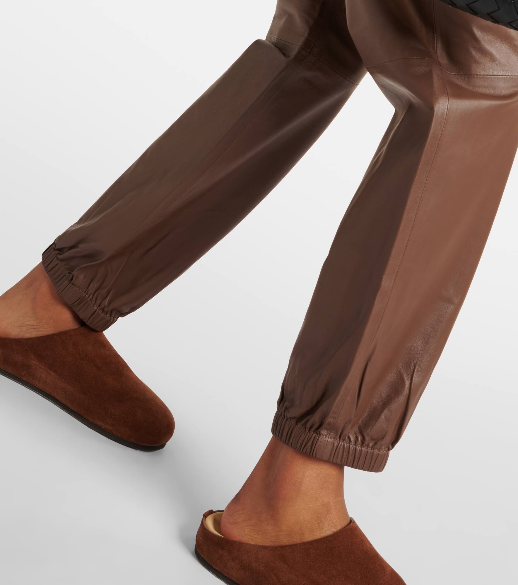 Leather sweatpants - 5
