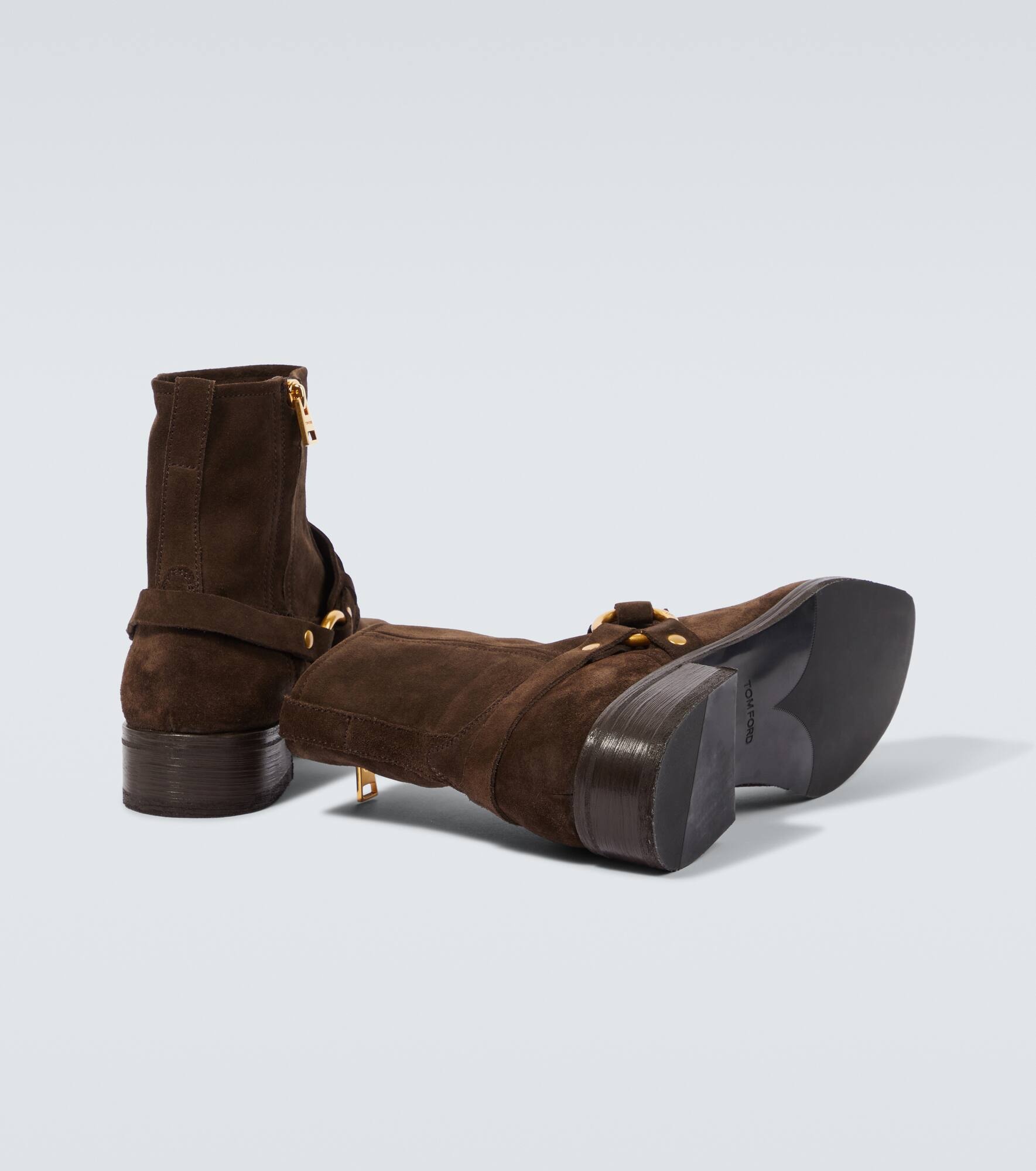 Cavendish suede biker boots - 7