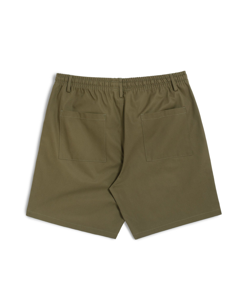 Olive Herringbone Leisure Short 3