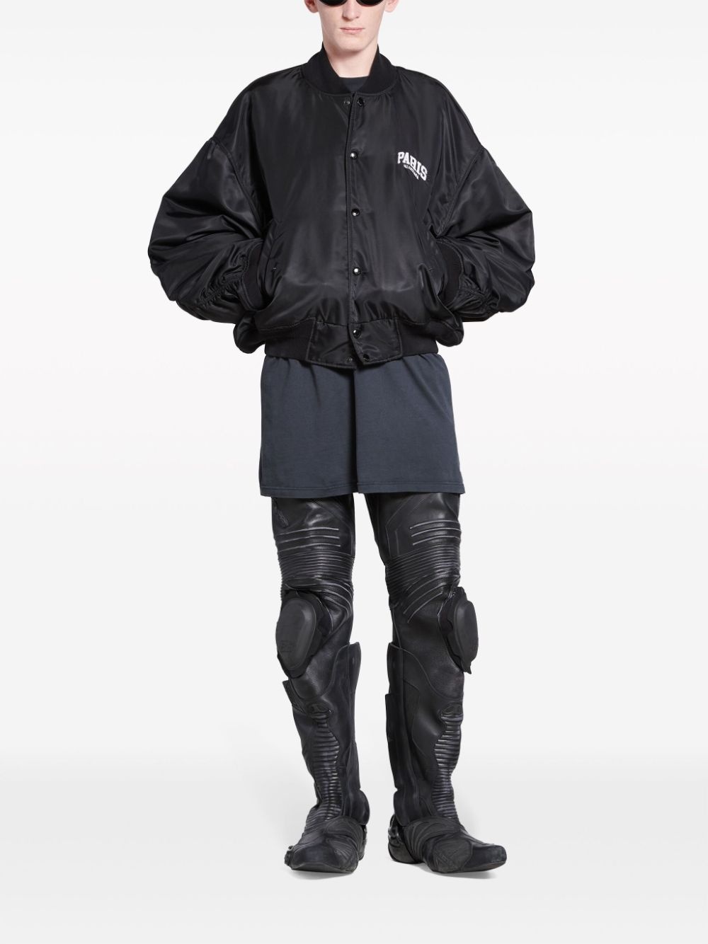 BALENCIAGA Paris oversized bomber jacket | REVERSIBLE BALENCIAGA Paris oversized bomber jacket | REVERSIBLE