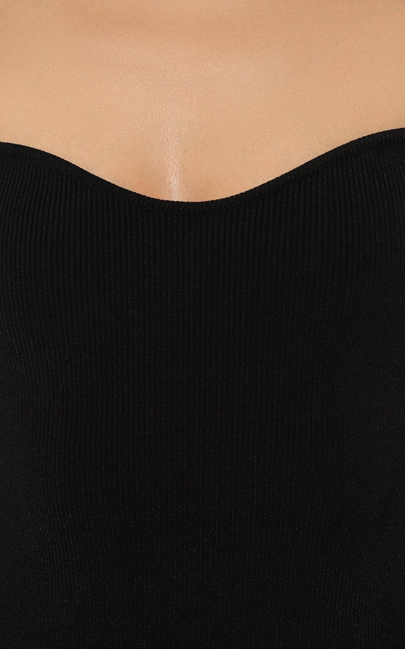 Stretch Viscose Bodycon Dress - 5