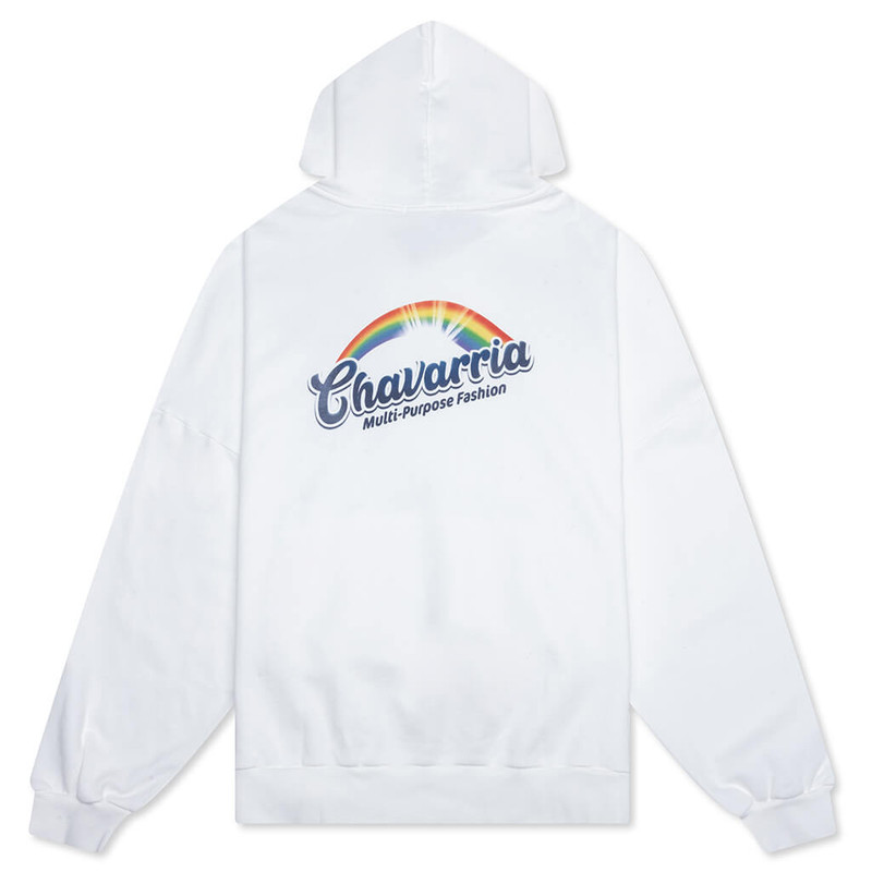 WILLY CHAVARRIA FABULOSO HOOLIGAN HOODIE - WHITE outlook