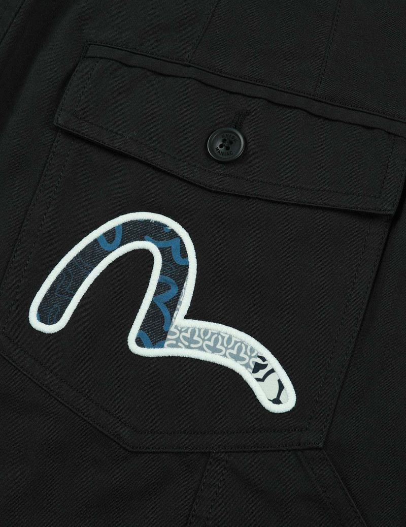 LOGO AND SEAGULL PATCHWORK APPLIQUÉ LOOSE FIT JOGGERS 8