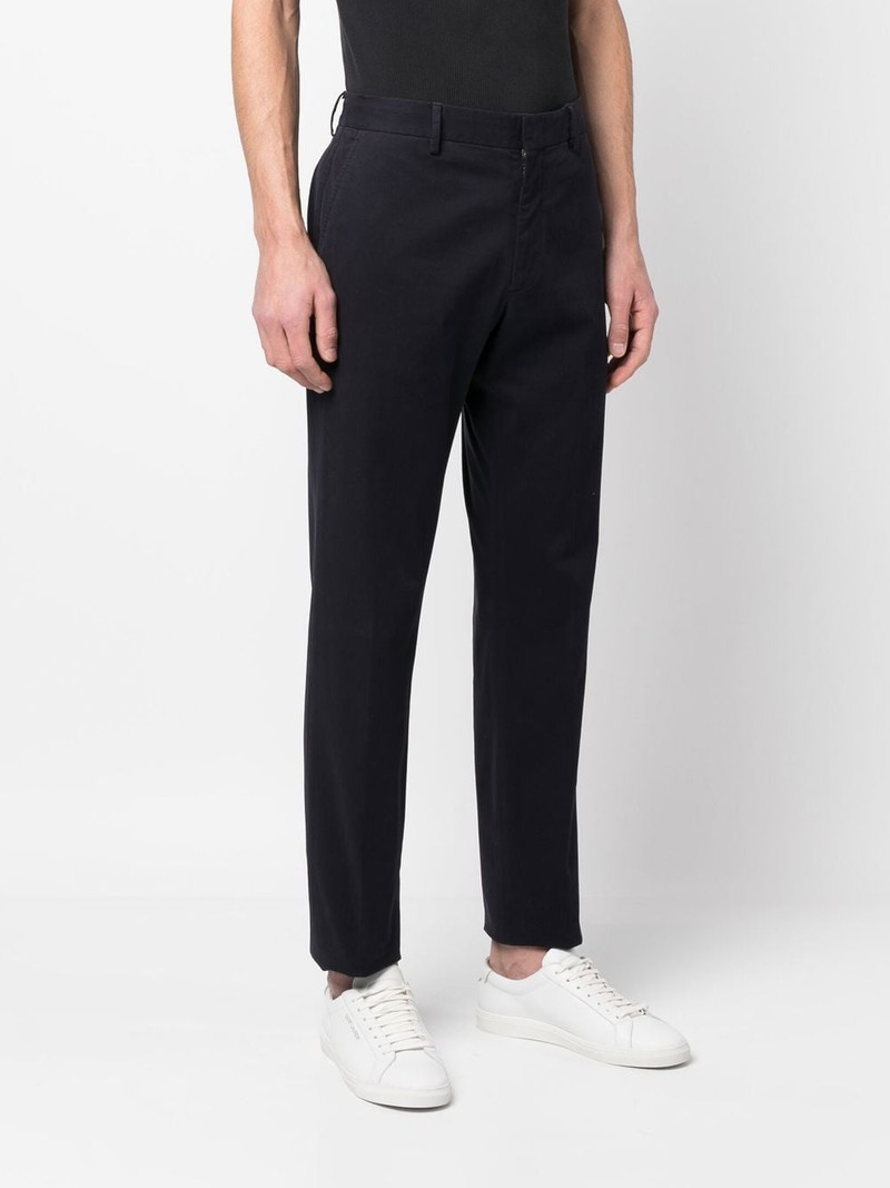 slim-cut leg tailored trousers 3
