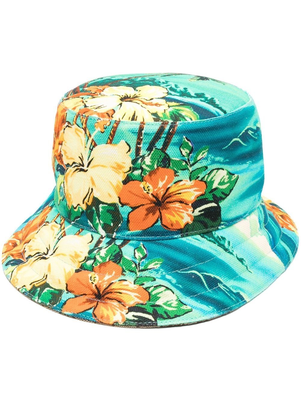 graphic-print bucket hat - 1