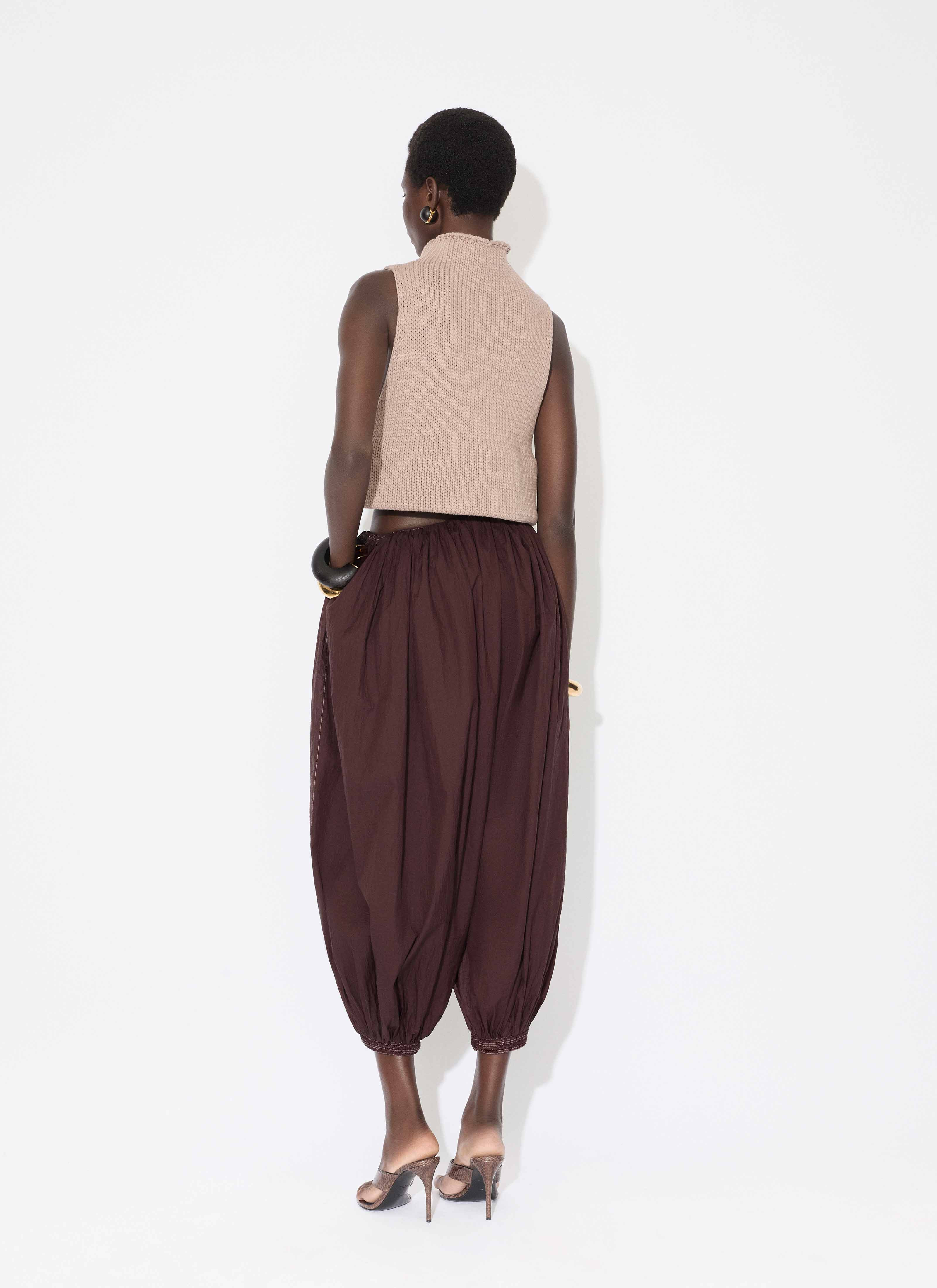 CHUNKY KNIT SLEEVELESS SWEATER - 3