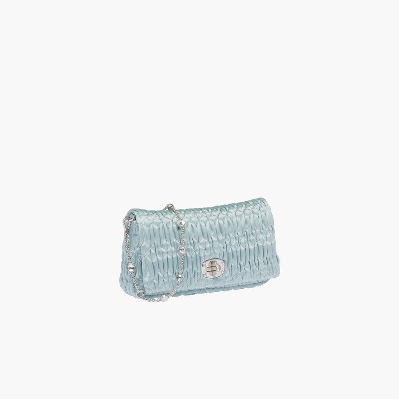 Miu Crystal satin bag - 5