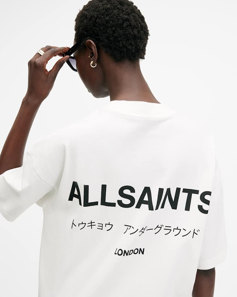 ALLSAINTS UNDERGROUND OVERSIZED CREW NECK T-SHIRT outlook