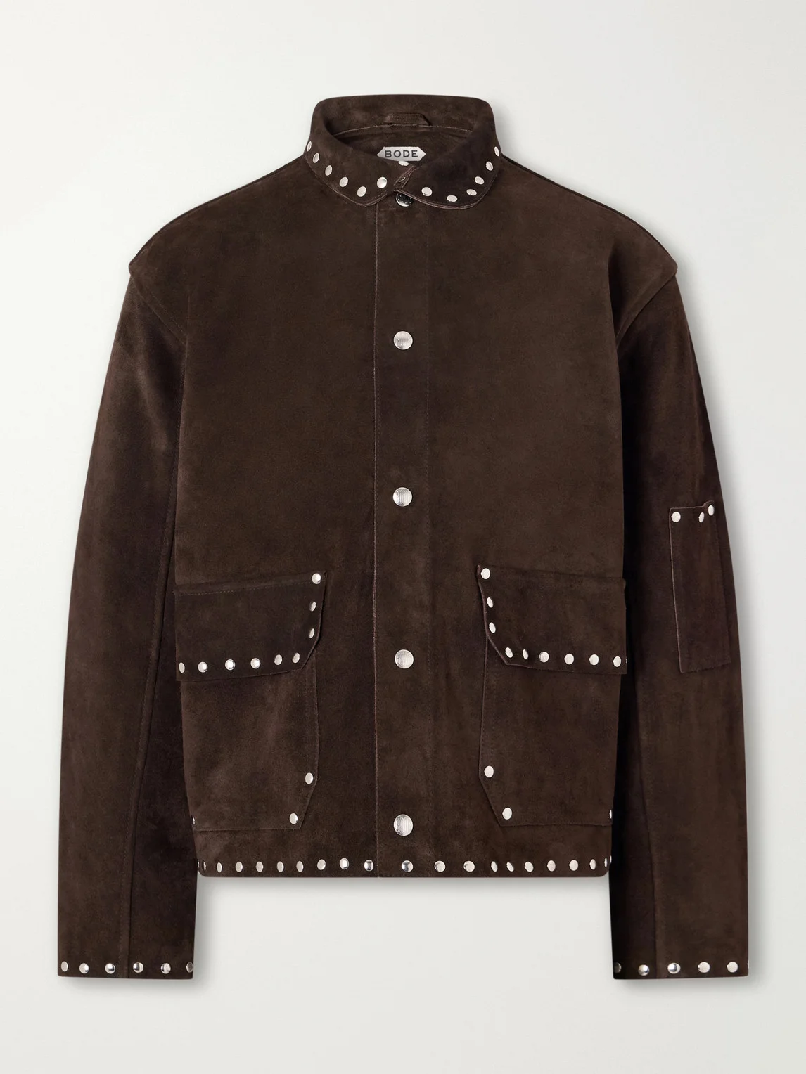 Studded Suede Jacket - 1