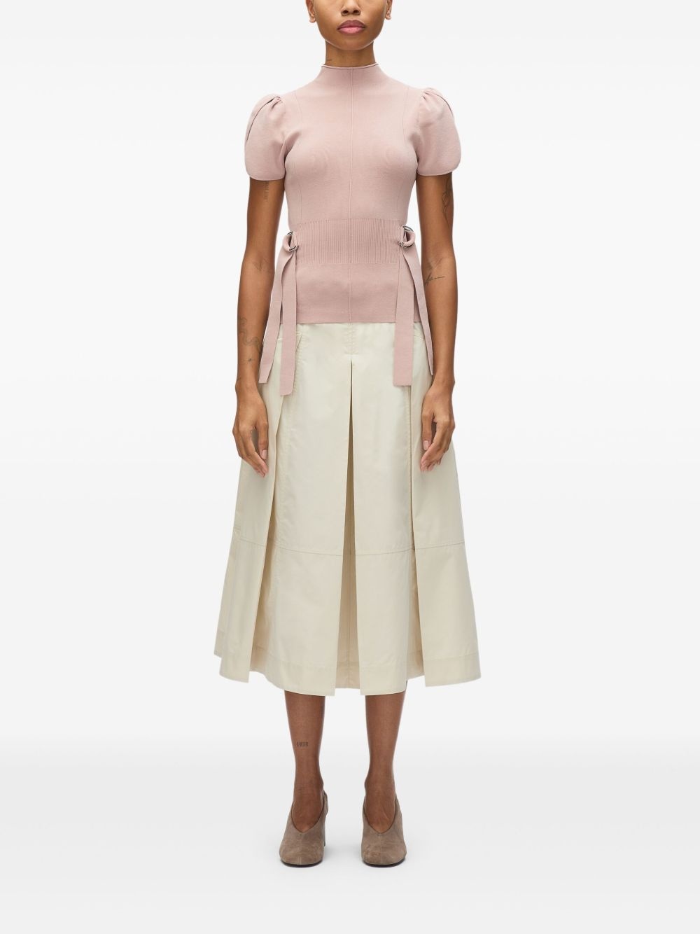 mock-neck top - 2