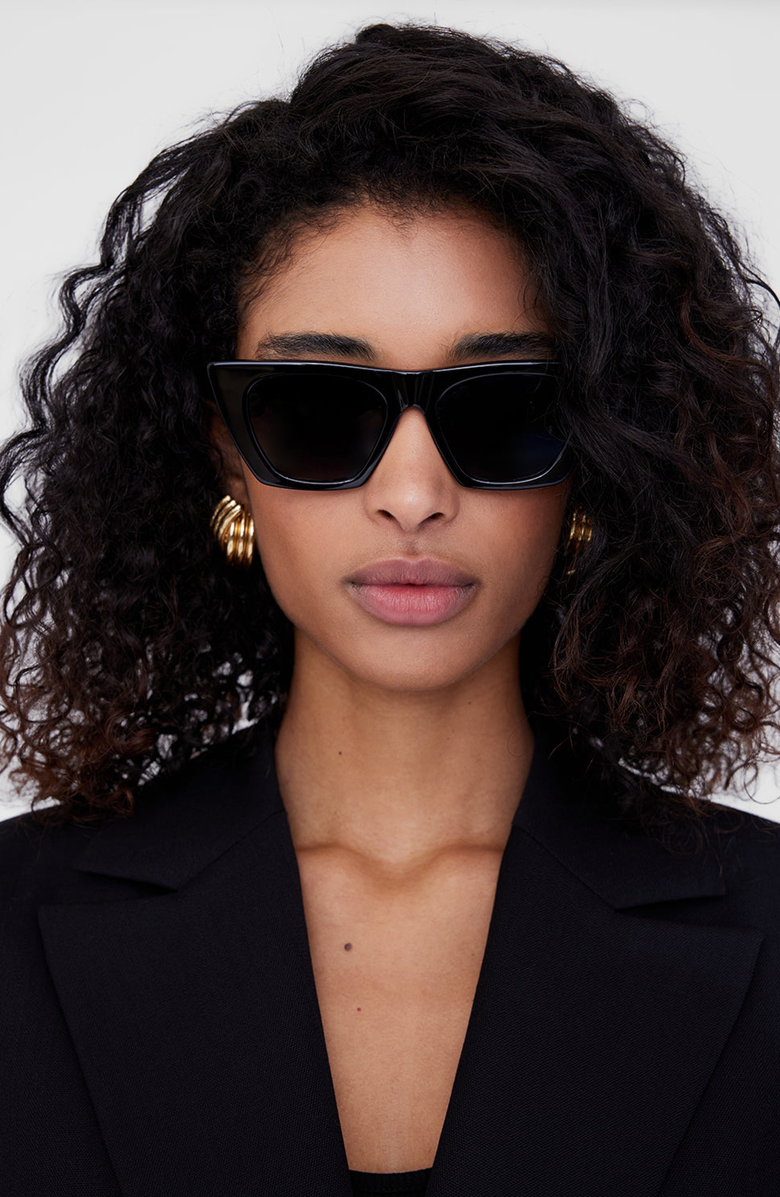 ANINE BING Paris Sunglasses in Black at Nordstrom - 2