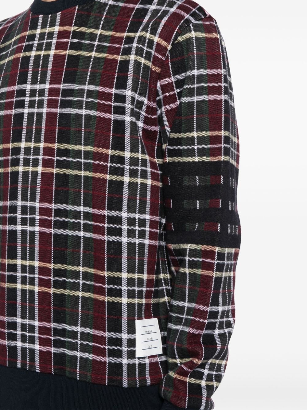 checked sweater - 5