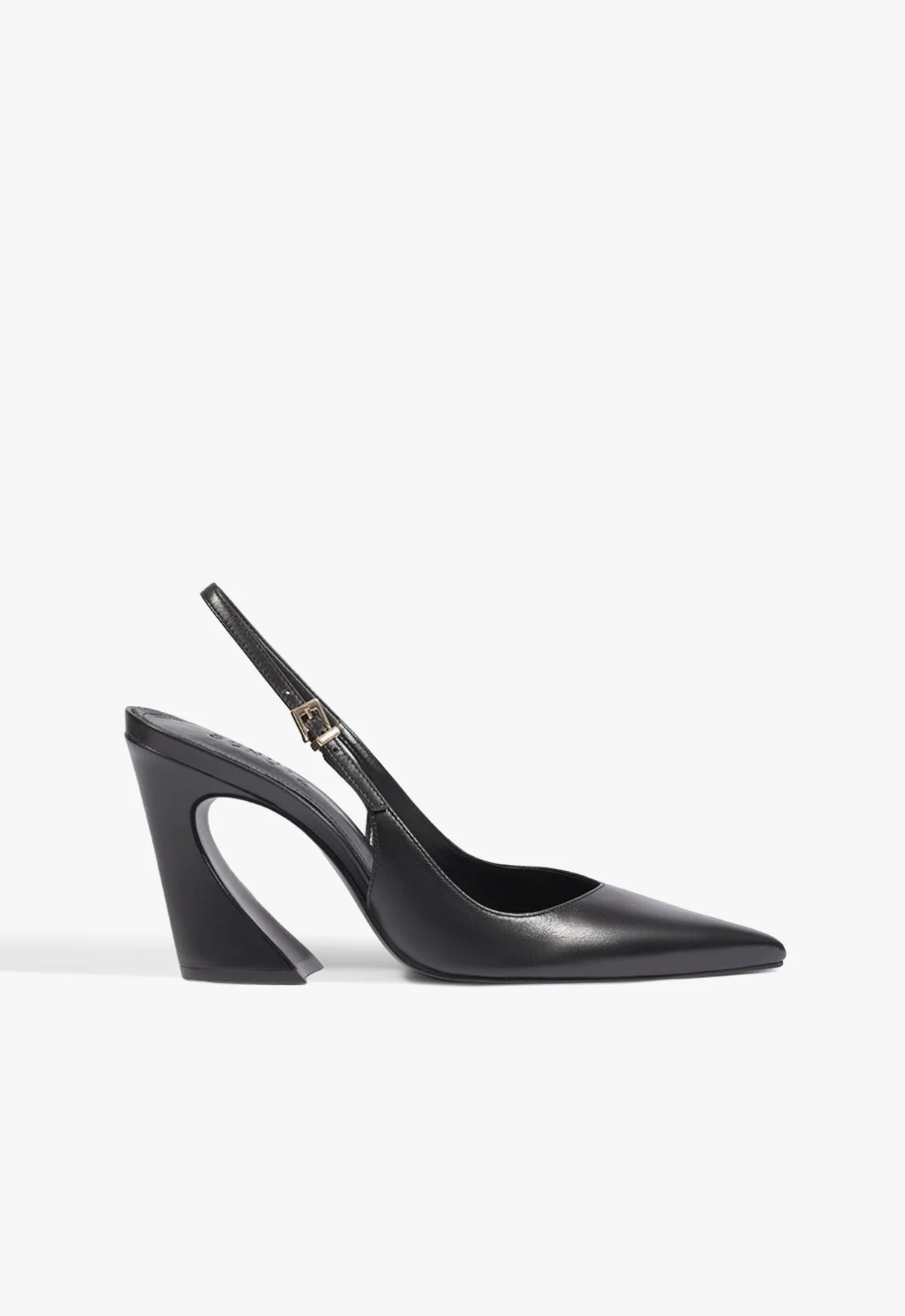 Lexi Sling Block Leather Pump - 1