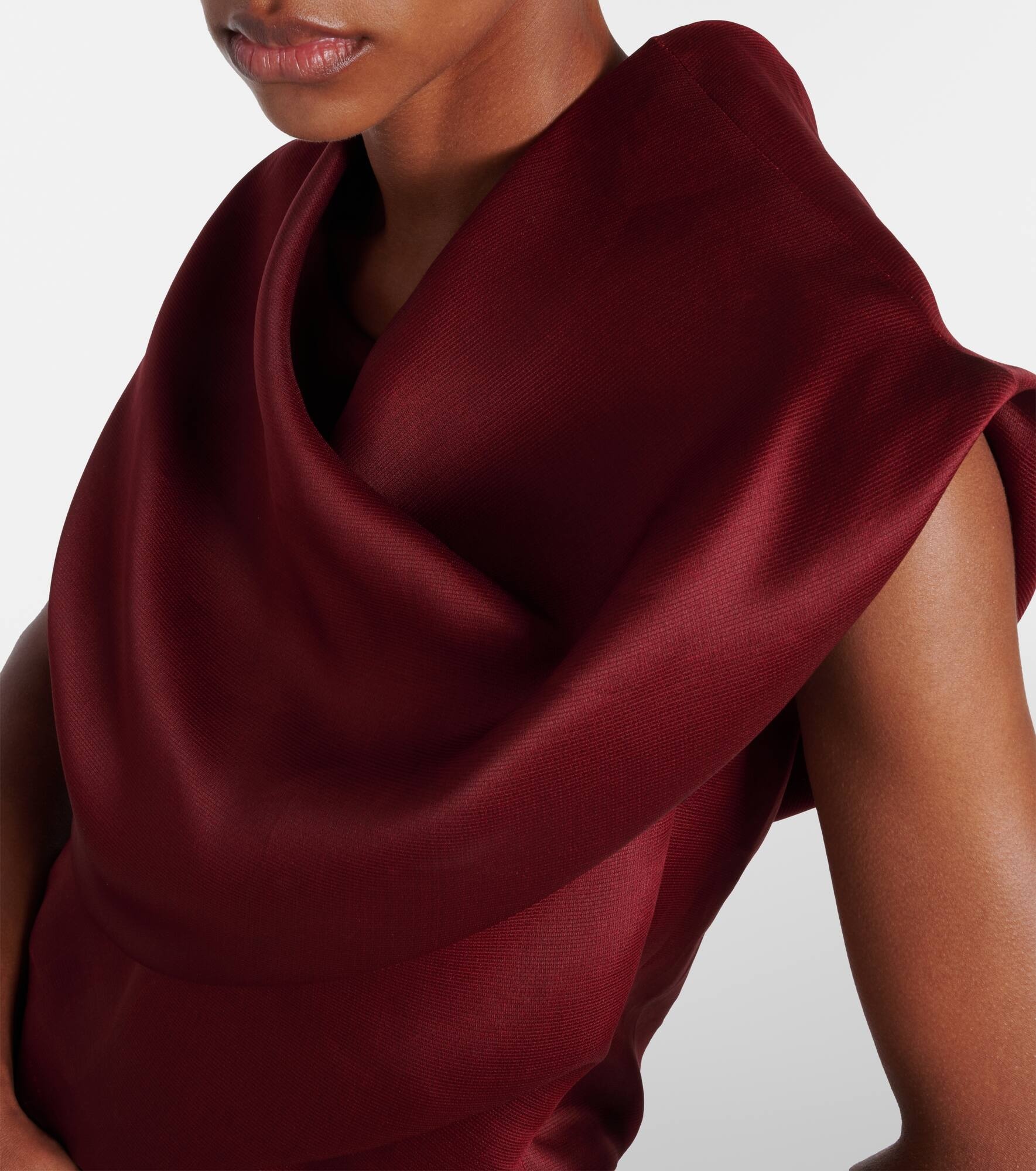 Luola draped silk top - 5