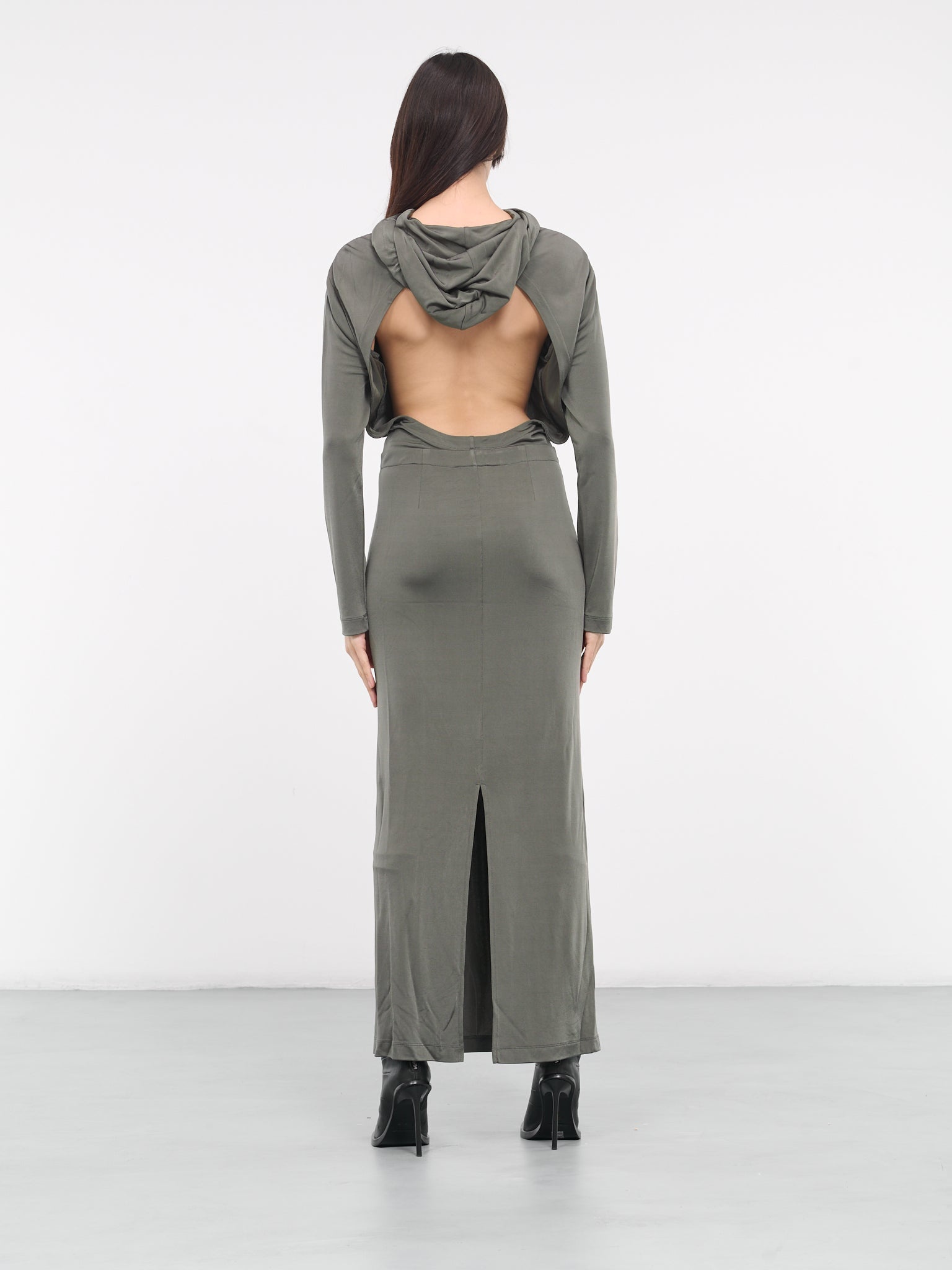 Gathered Hoodie Dress - 3