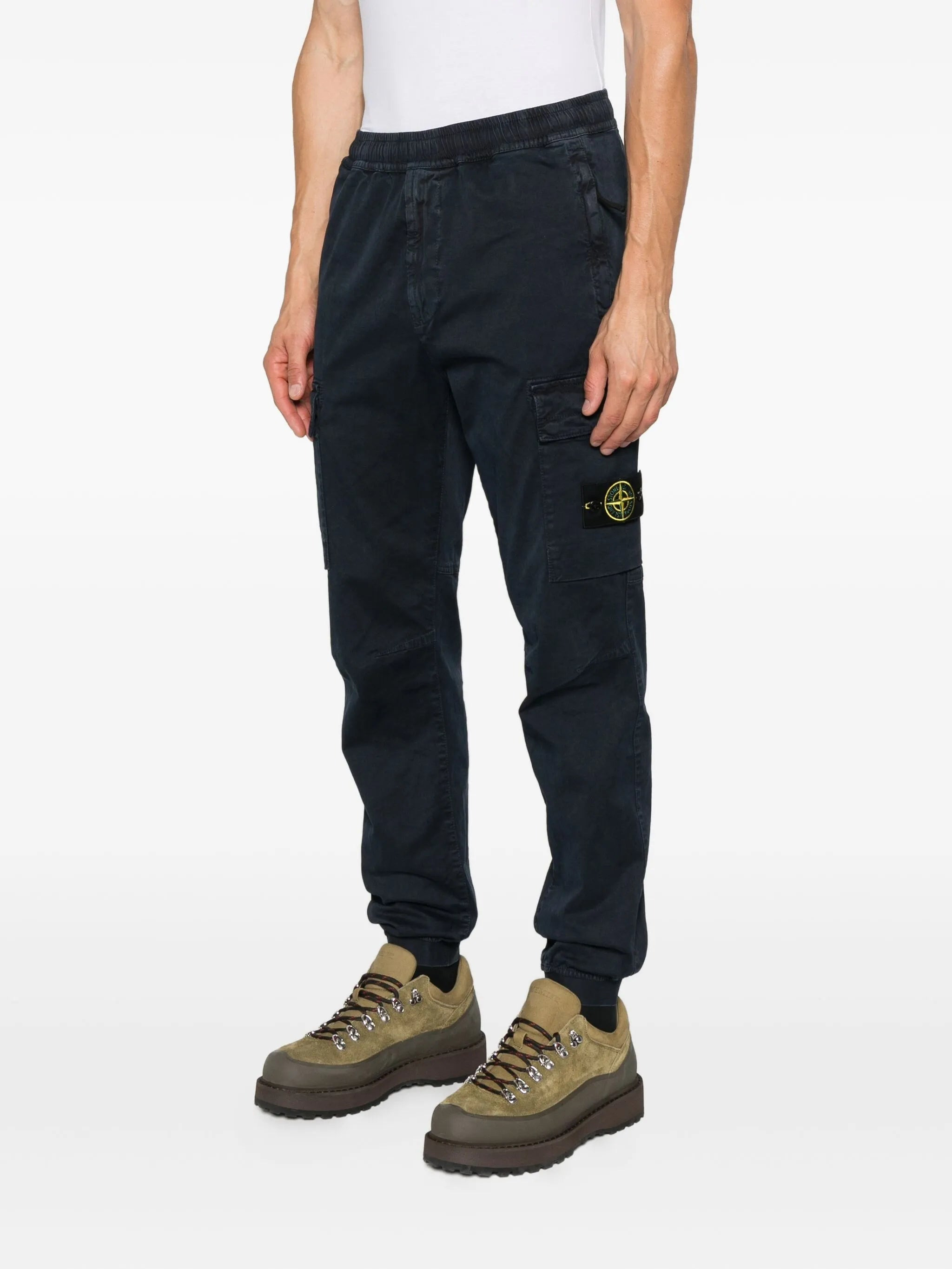Stone Island Elasticated-cuff Cargo Trousers - 5