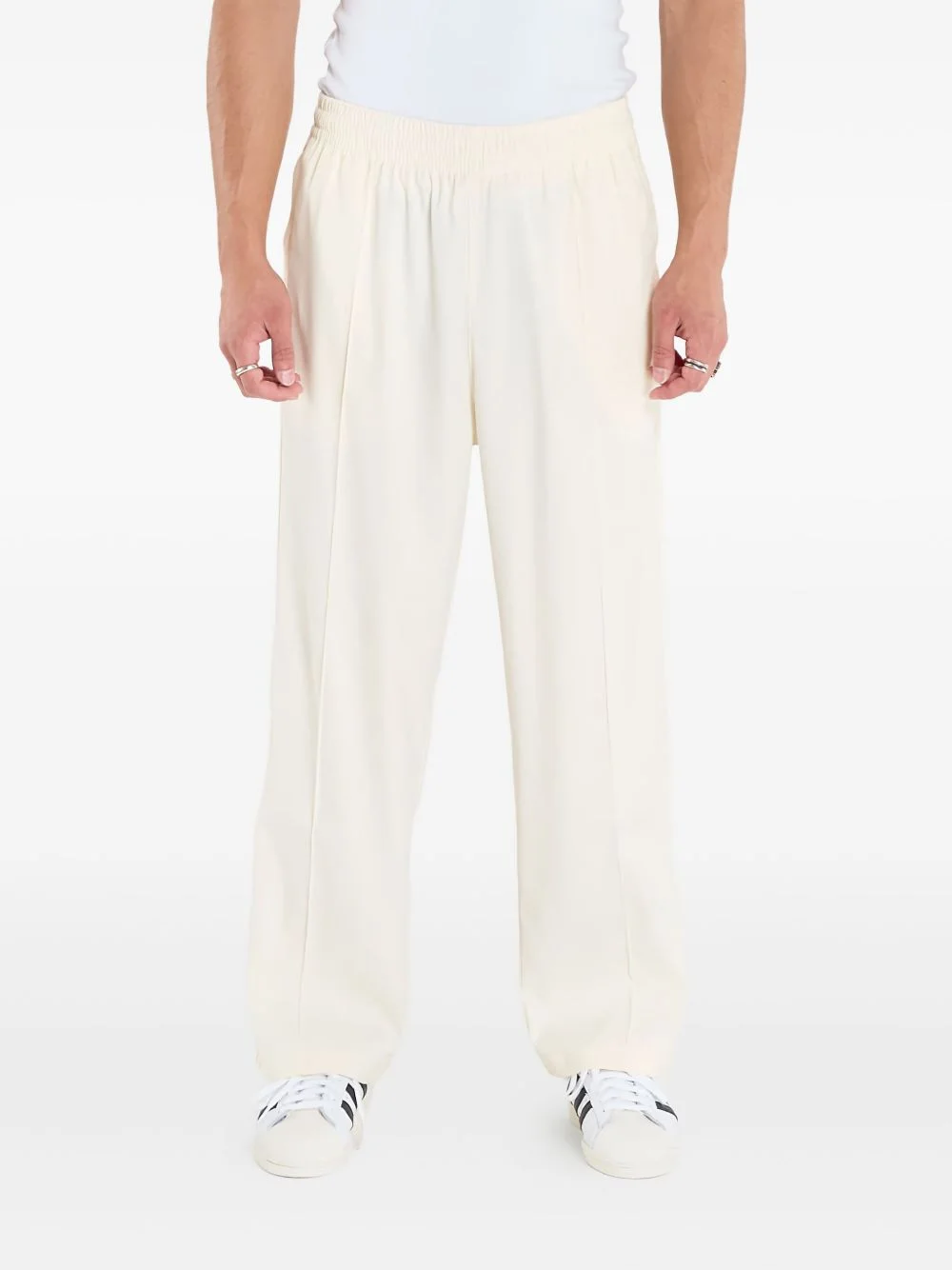 elasticated-waistband track pants - 1