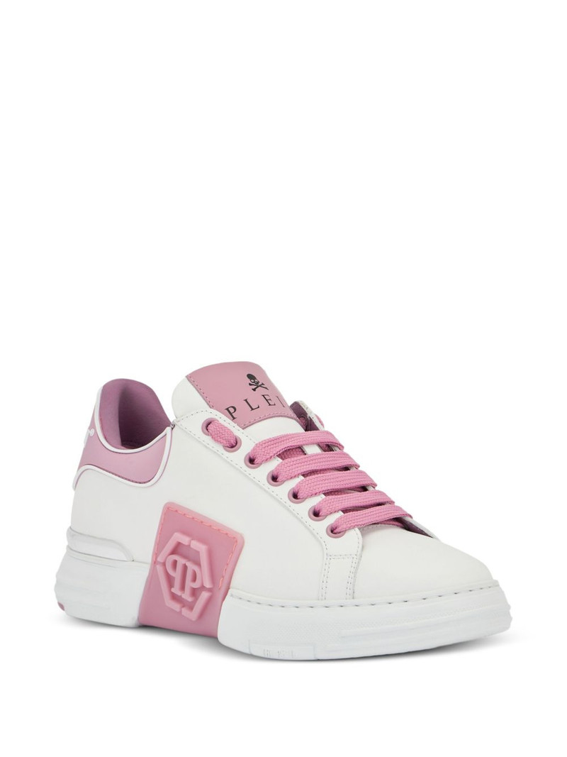 PHILIPP PLEIN Phantom Kick$ logo-plaque low-top sneakers outlook