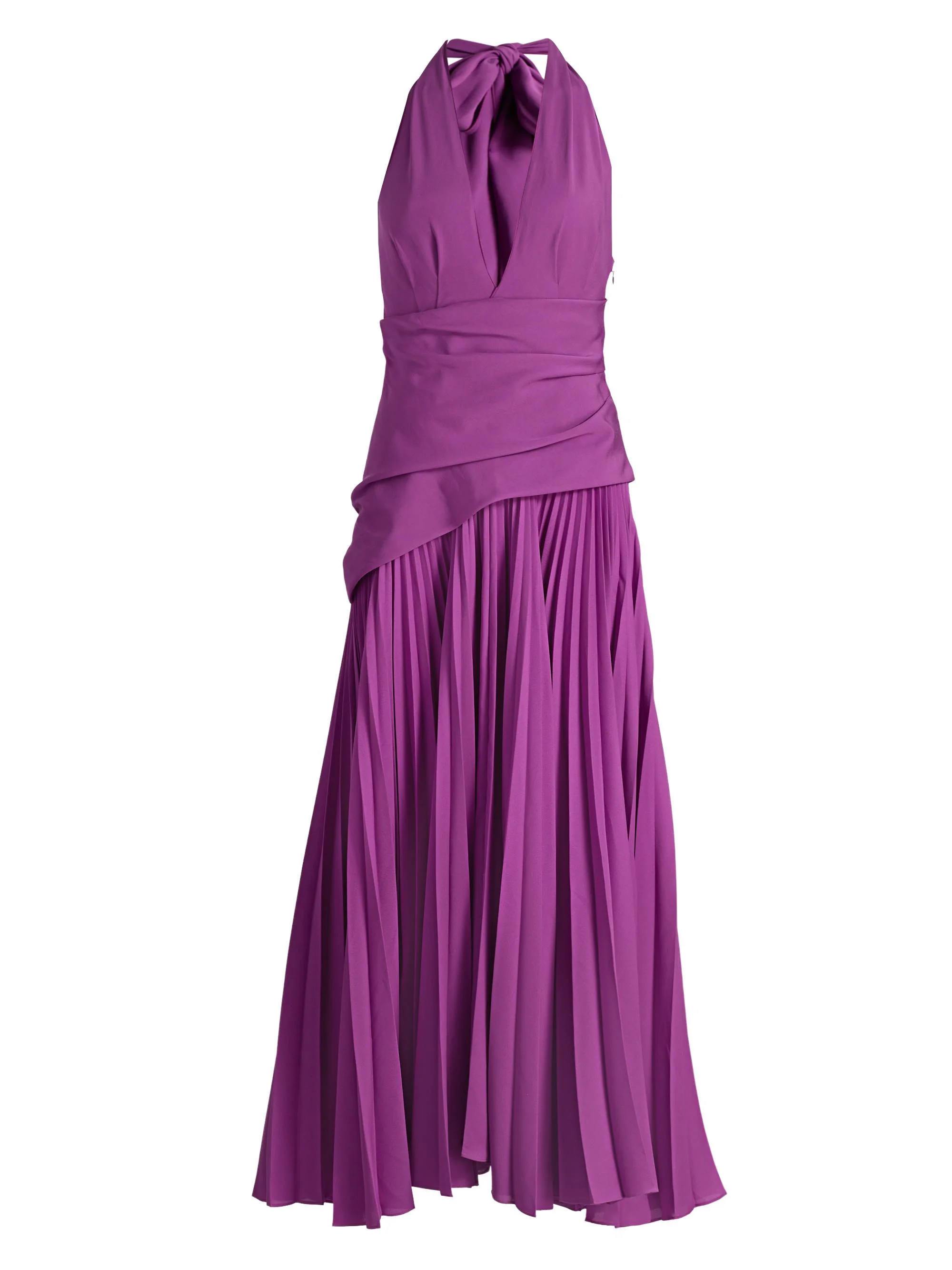 Women's Kerrison Pleated A-Line Maxi Dress - Deep Mulberry - 1