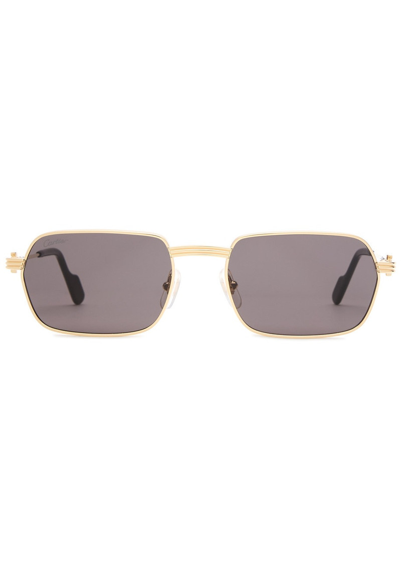 Cartier Cartier Rectangle-frame Sunglasses outlook