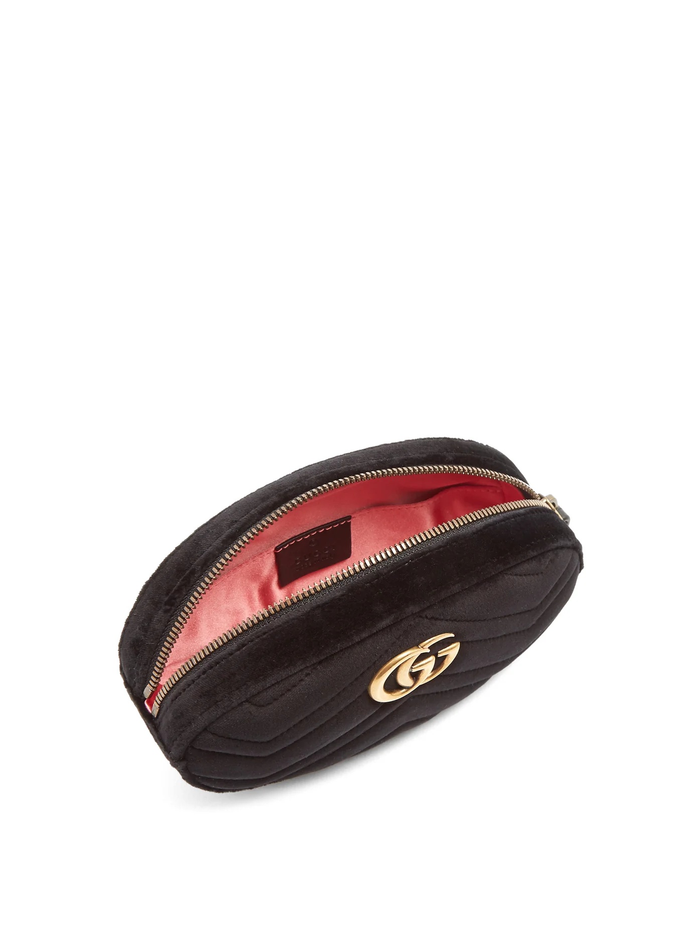 GG Marmont quilted-velvet belt bag - 4