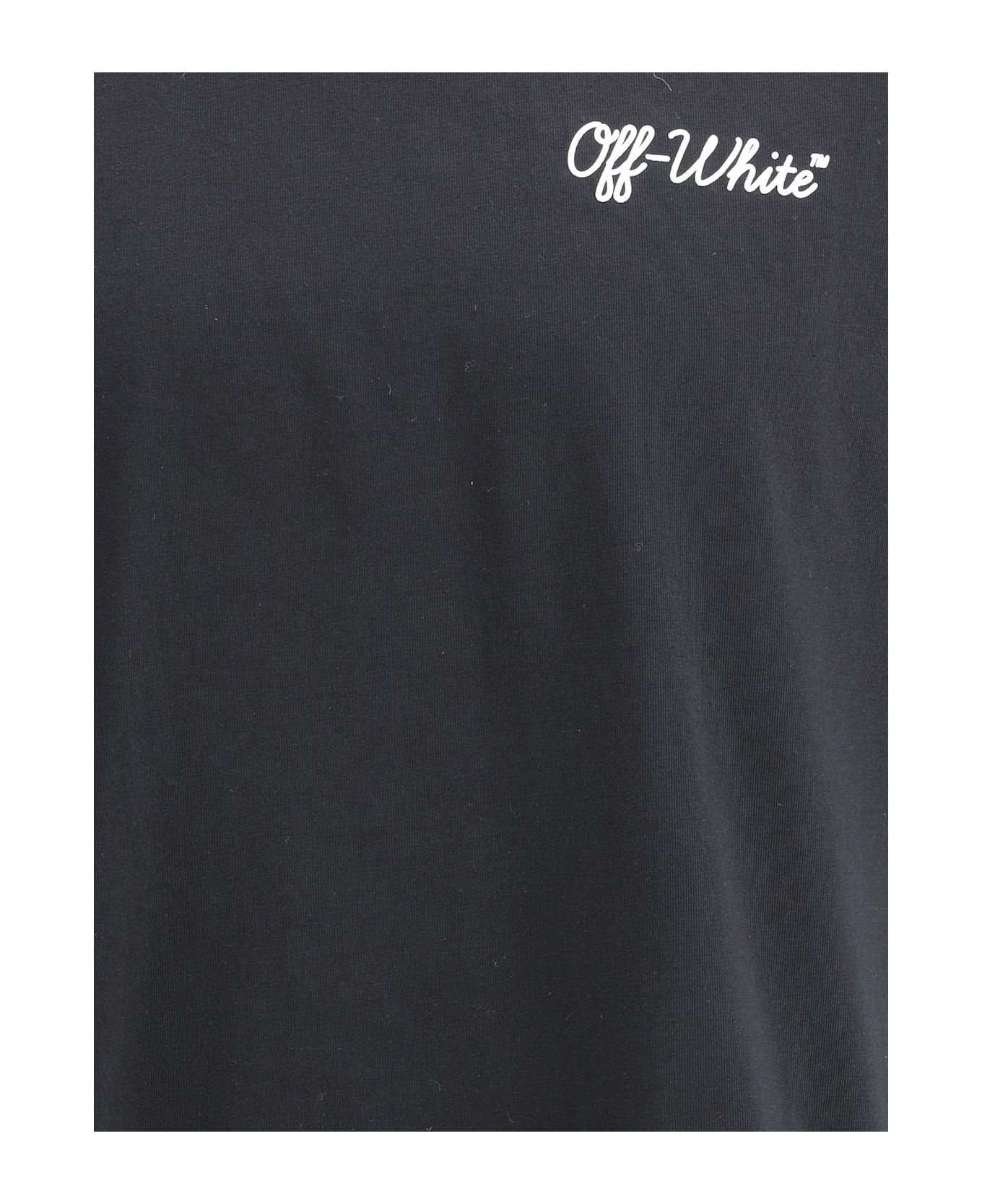 'script Skate' Black Cotton T-shirt - 3