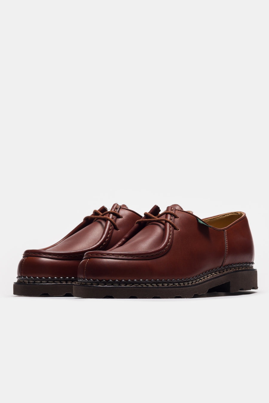 Michael Moc Lace-Up Shoe in Maroon - 2