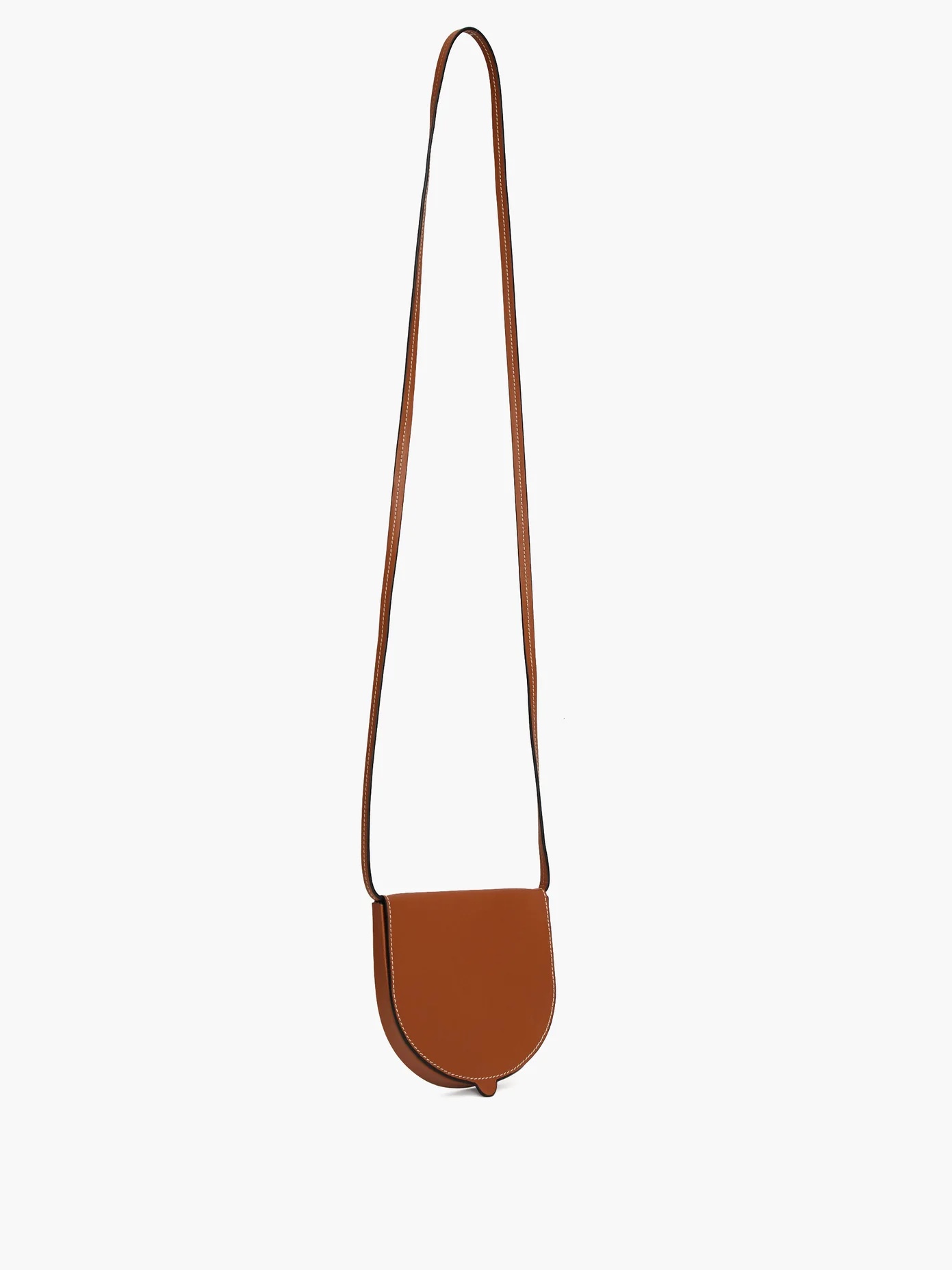 Heel leather cross-body bag - 4