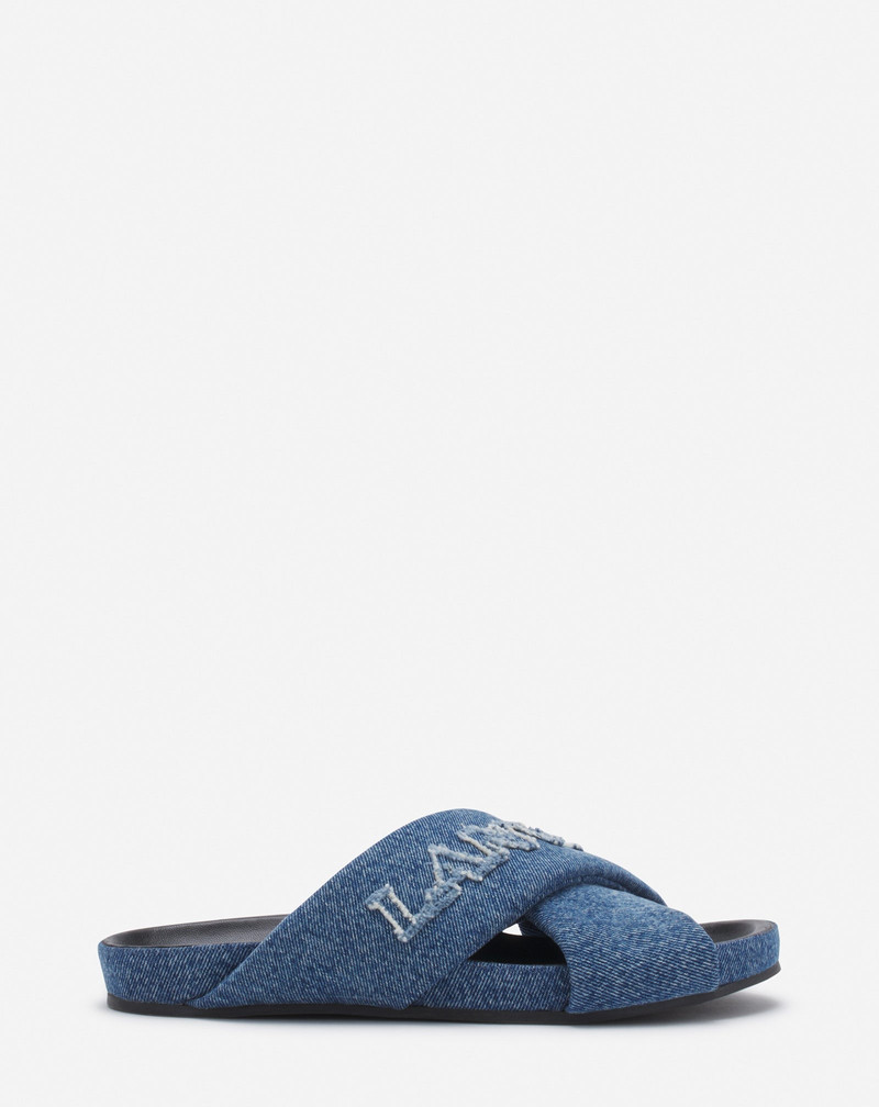 LANVIN TINKLE SANDALS IN DENIM - 1