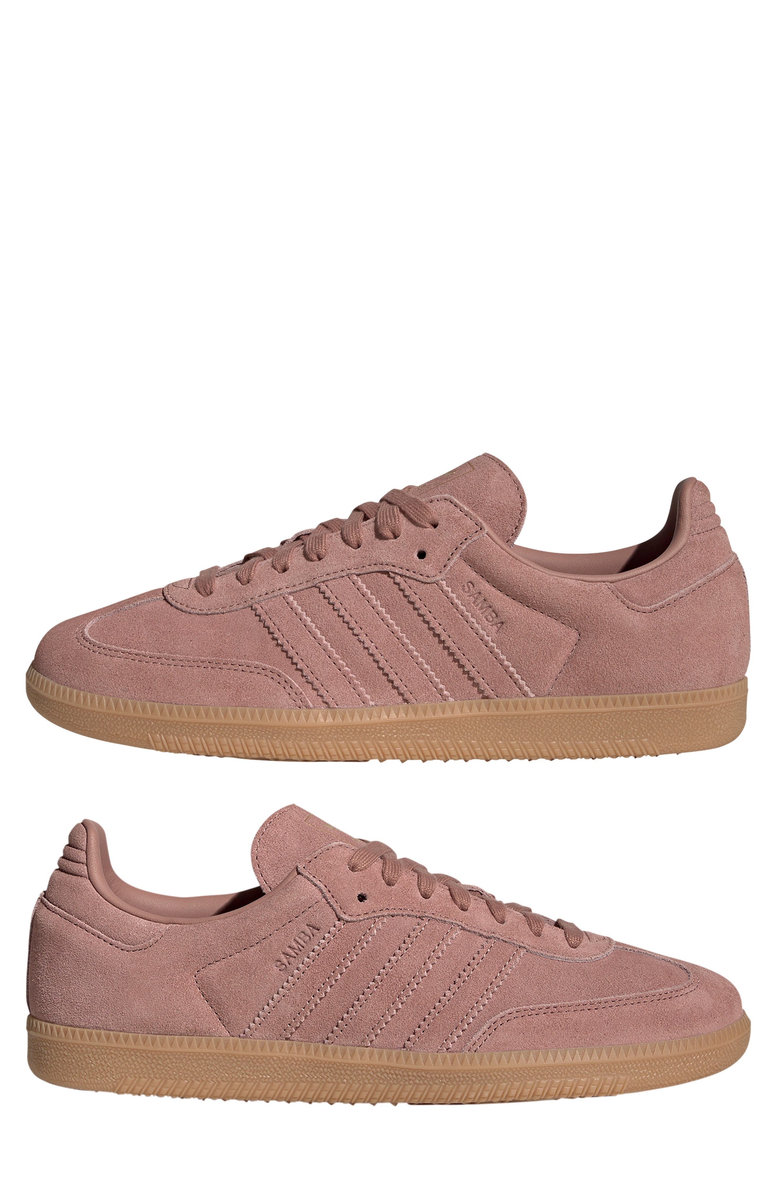adidas Samba OG Sneaker in Warm Clay/Wonder Taupe at Nordstrom - 7
