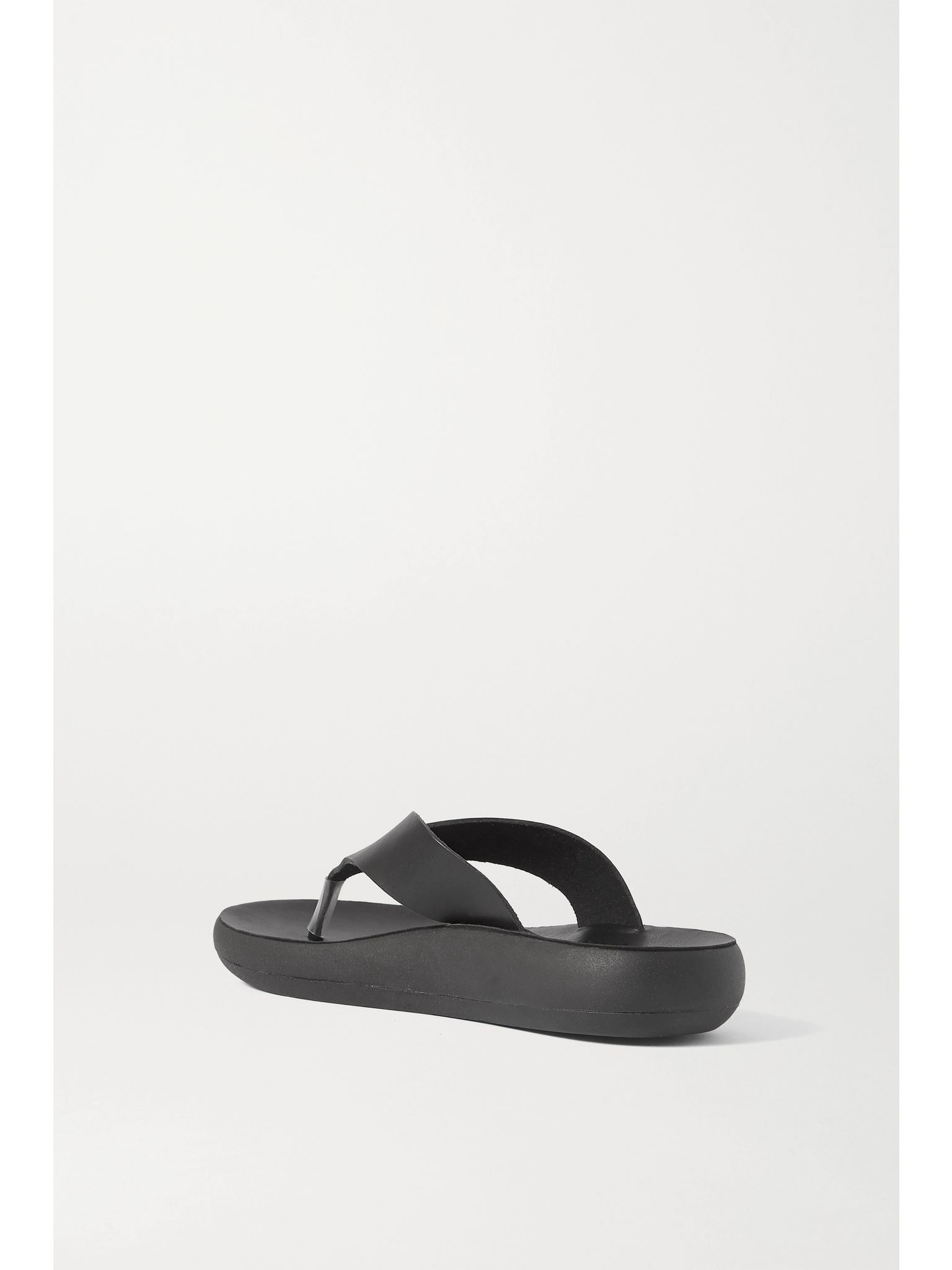 Charys leather sandals Black - 3