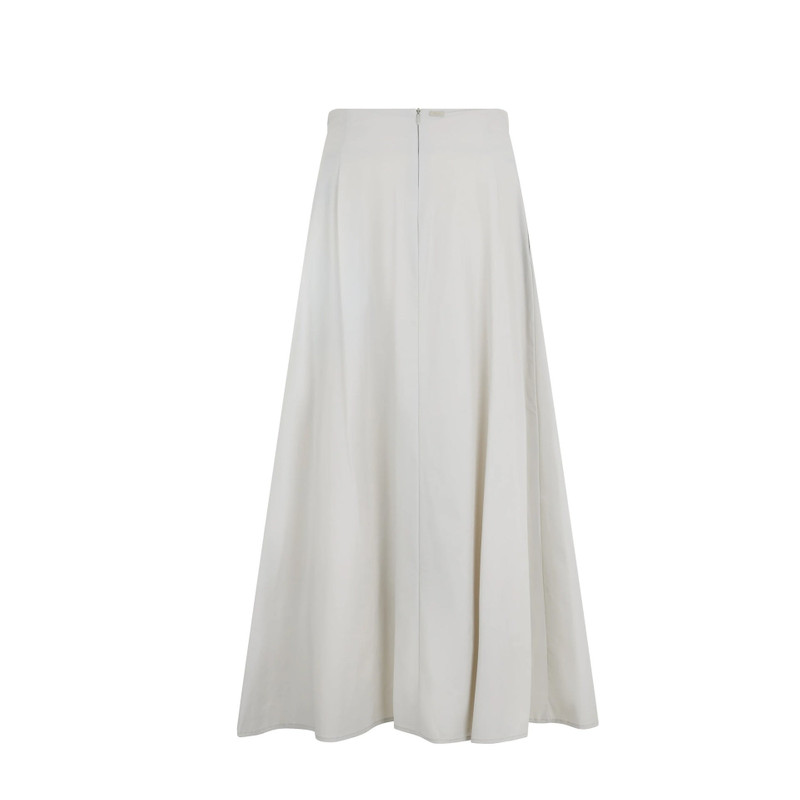 Herno Herno Long Skirt Gray Elastane Polyamide outlook