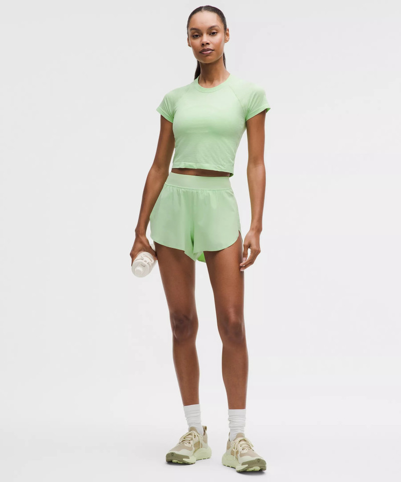 Fast and Free High-Rise Classic-Fit Split Short 3" 1