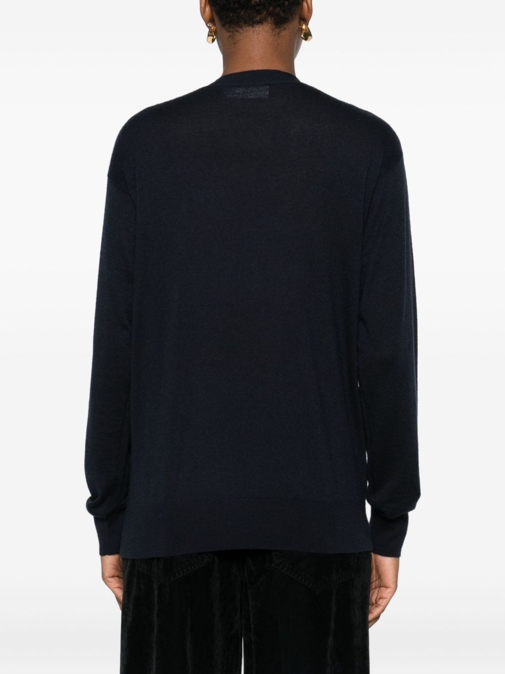 button-front cashmere cardigan - 4