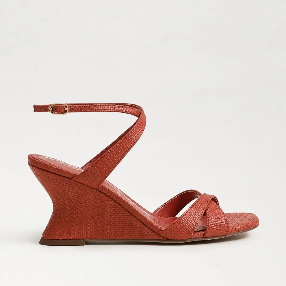 Davi Ankle Strap Wedge Sandal - 1