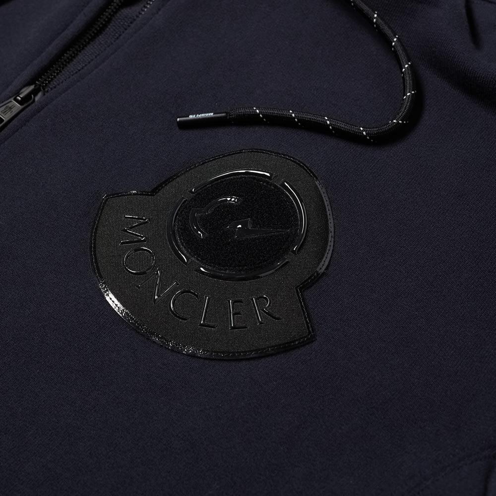 7 Moncler FRGMT Hiroshi Fujiwara Chest Logo Zip Hoody - 3