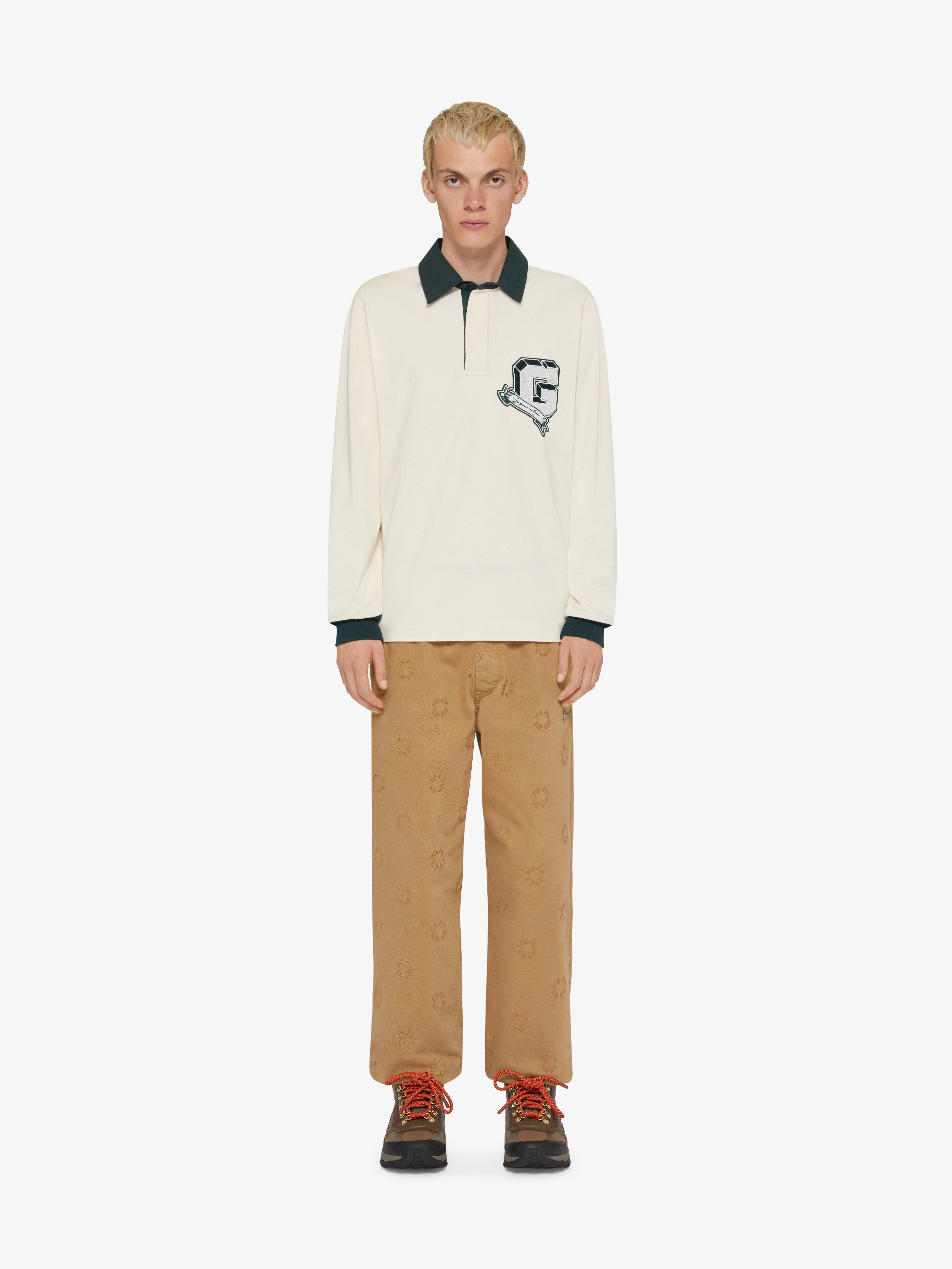 GIVENCHY COLLEGE POLO IN COTTON - 2
