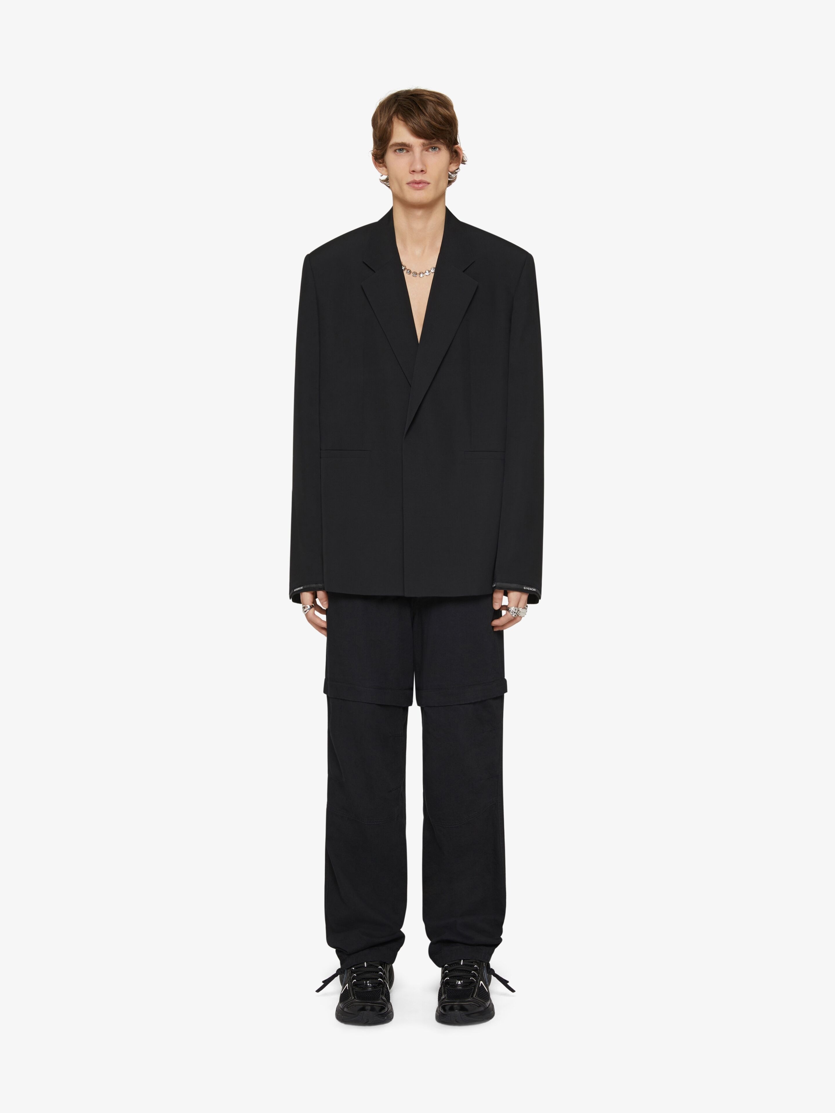 Givenchy SLIM FIT JACKET IN WOOL | REVERSIBLE