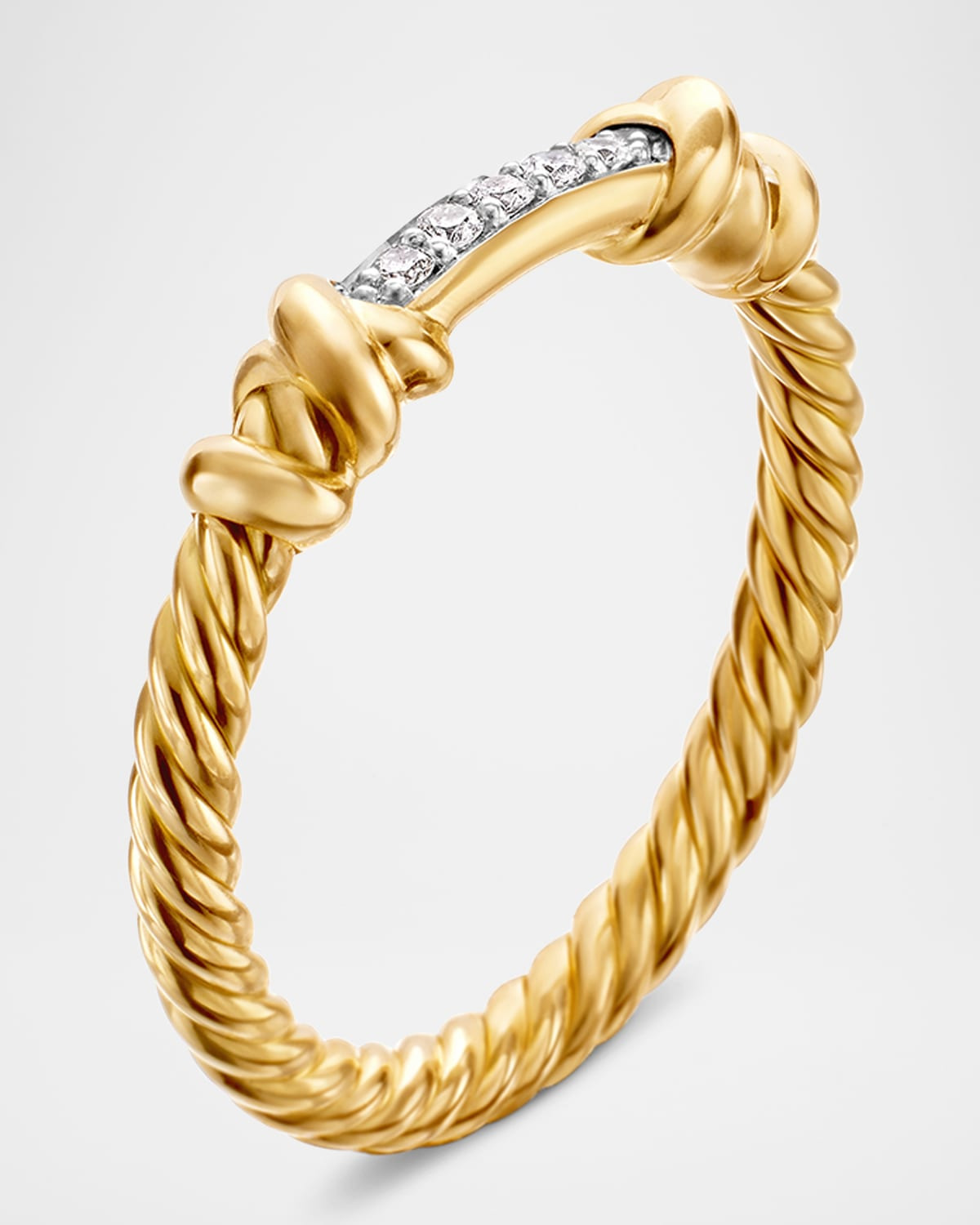 Petite Helena Wrap Band Ring, 4mm - 3