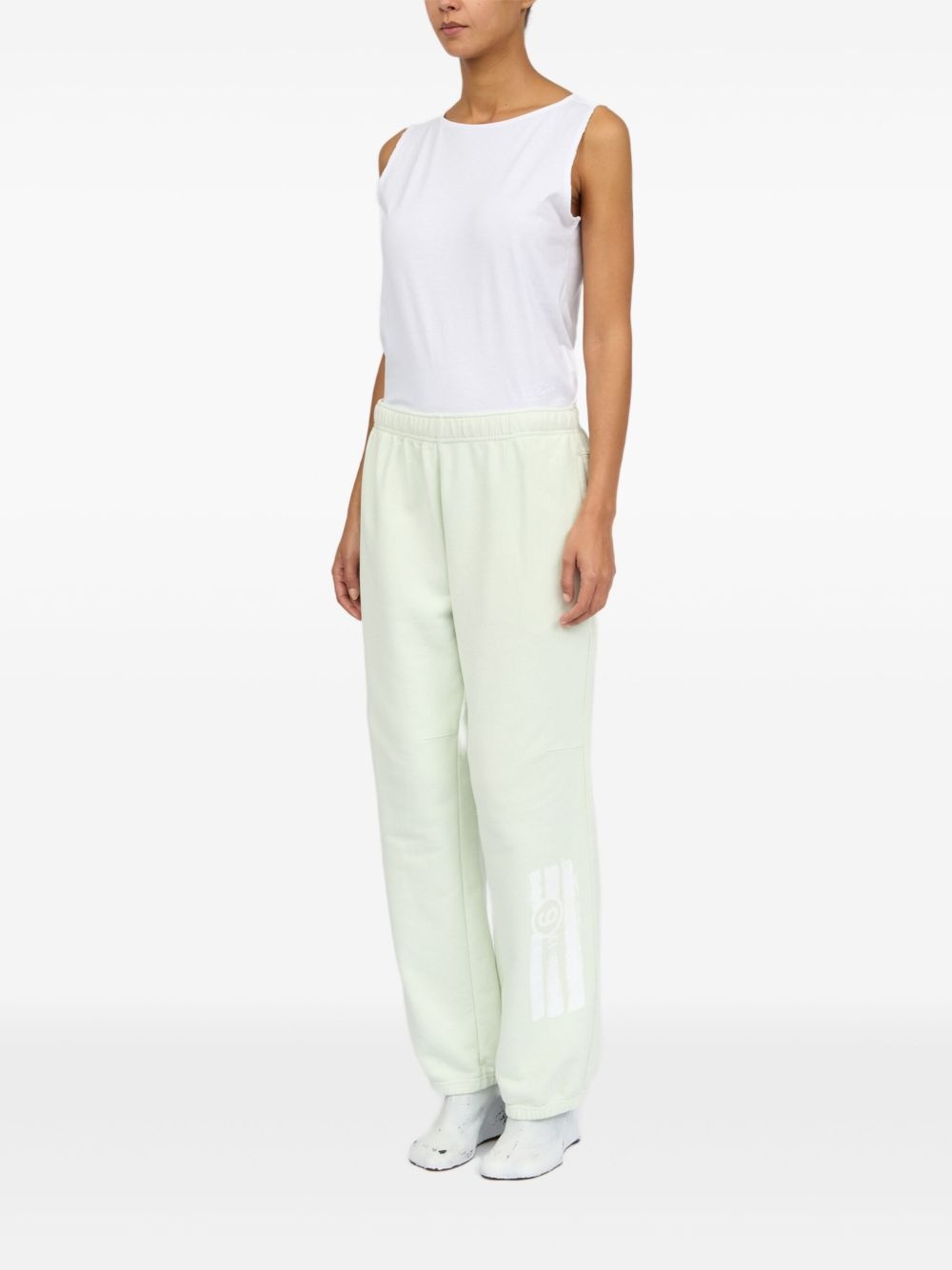 Numbers-motif track pants - 4