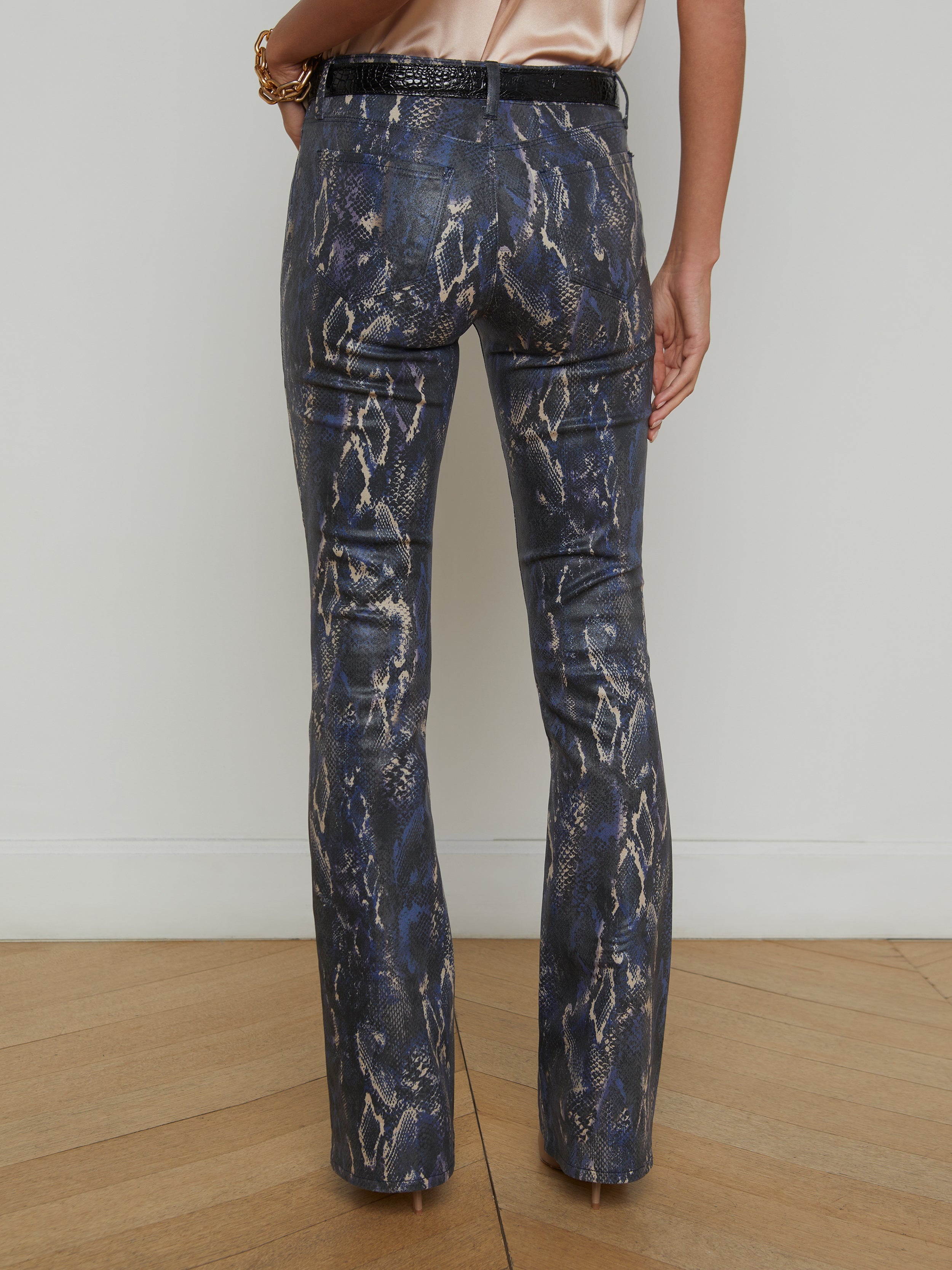 Selma Coated Bootcut Jean - 5