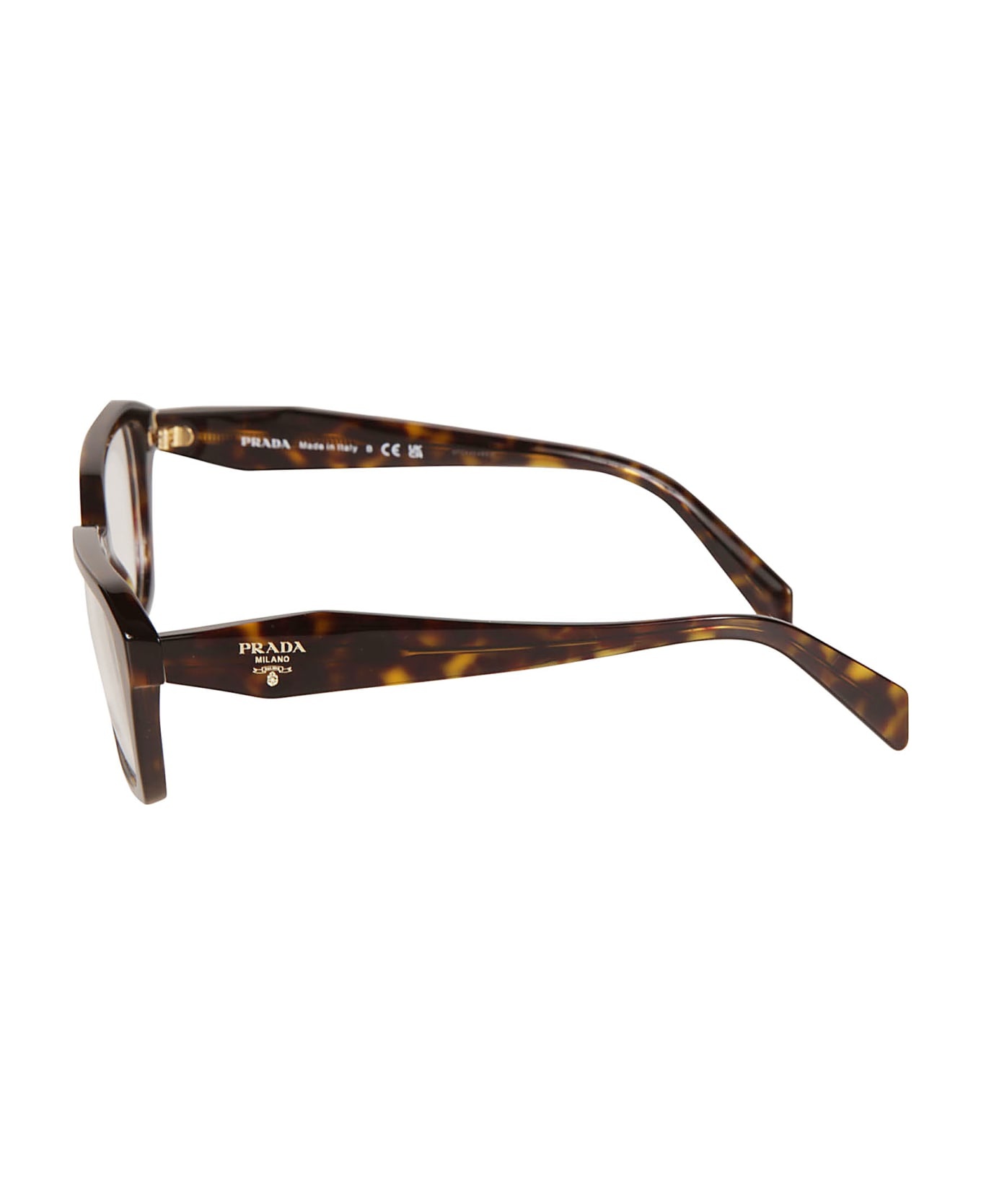 メガネ PRADA FW25 Prada - A04V VISTA - 07R1O1 (A04V VISTA 07R1O1) Prada PR A04V Irregular Eyeglasses | EyeOns.com