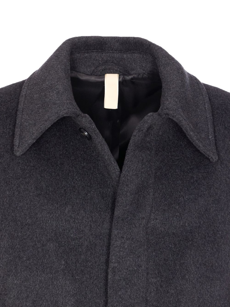 Winter button-fastening pocket coat 4