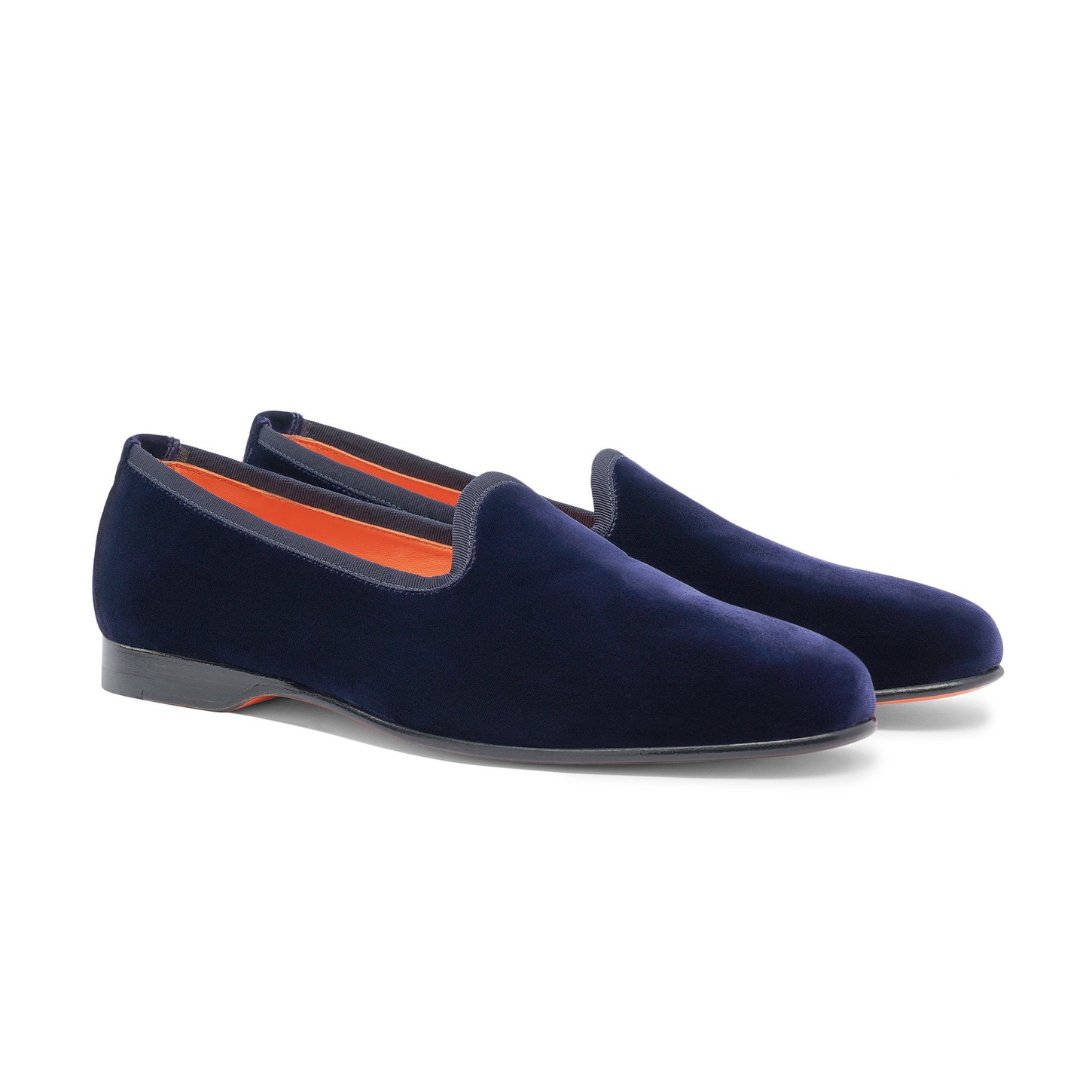 Men's blue suede Andrea loafer - 3