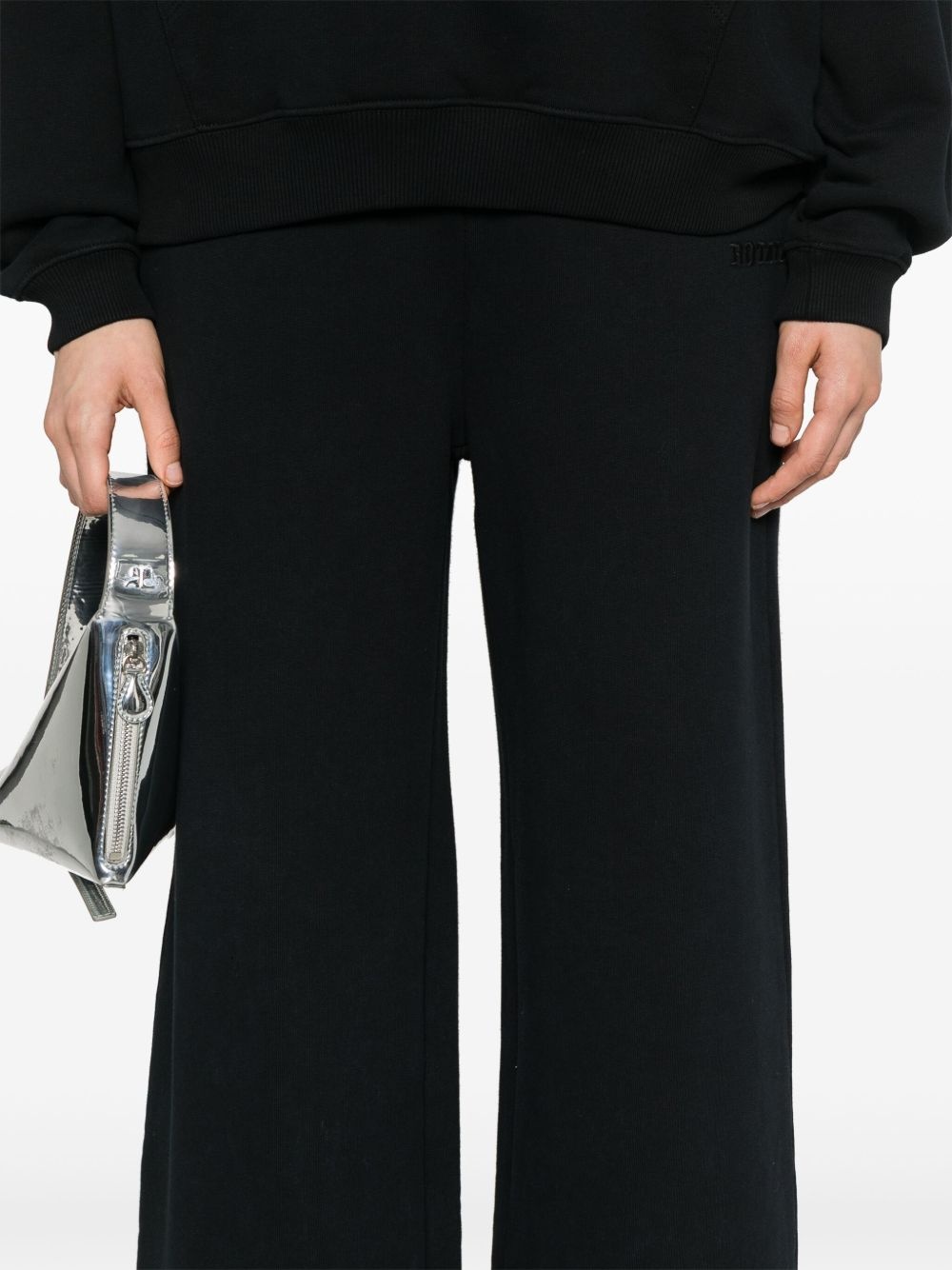 organic cotton track trousers - 5