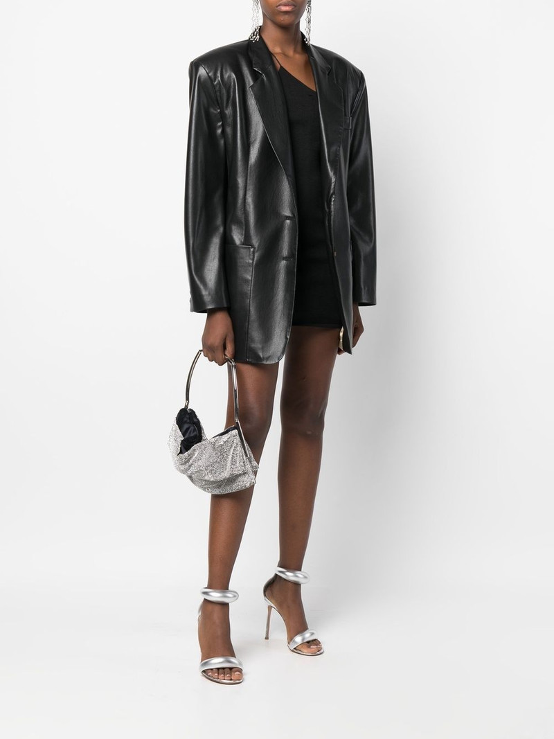 BENEDETTA BRUZZICHES crystal-embellished clutch outlook