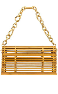 CULT GAIA Sylva Crossbody deals Natural Caged Bamboo Bag