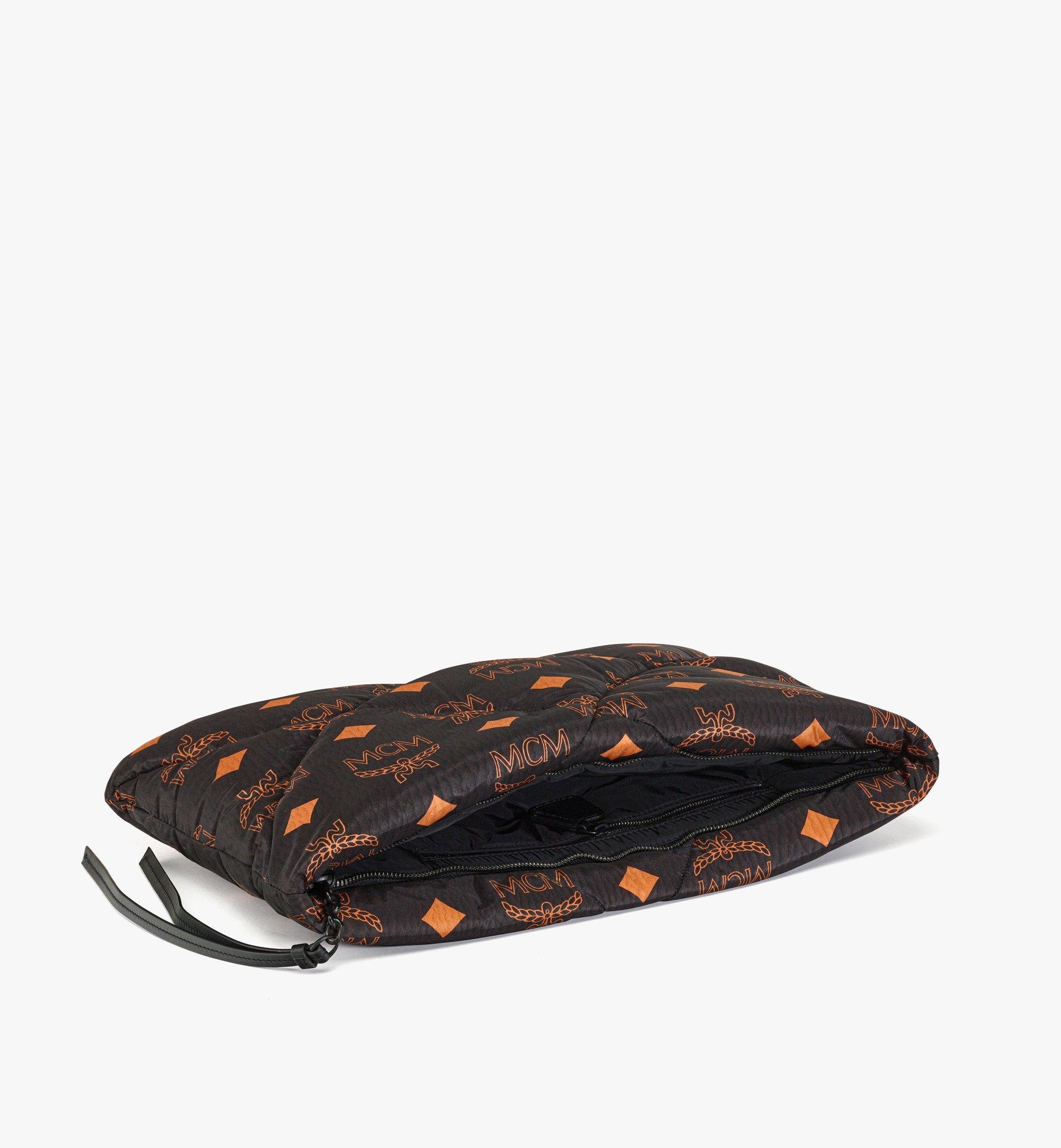 Aren Quilted Pouch in Maxi Monogram Nylon