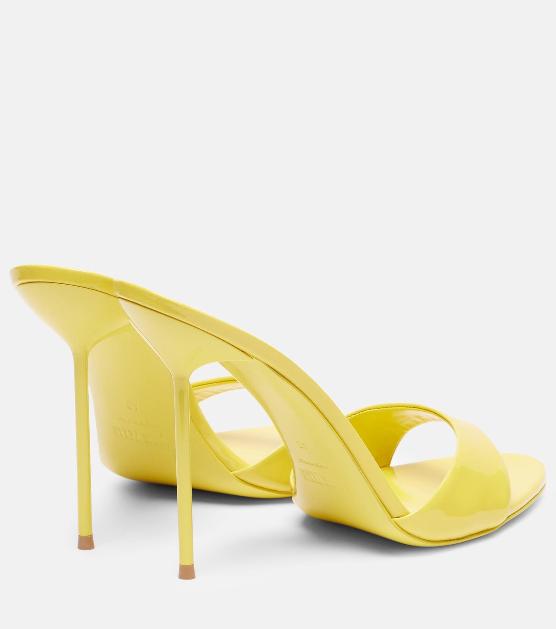 Lidia patent leather mules - 2